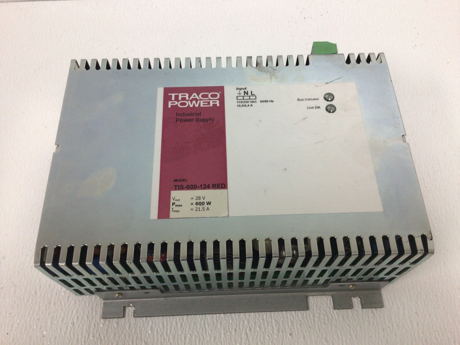 GE TRACO POWER TIS-600-148 RED-GE 48VDC / 12A