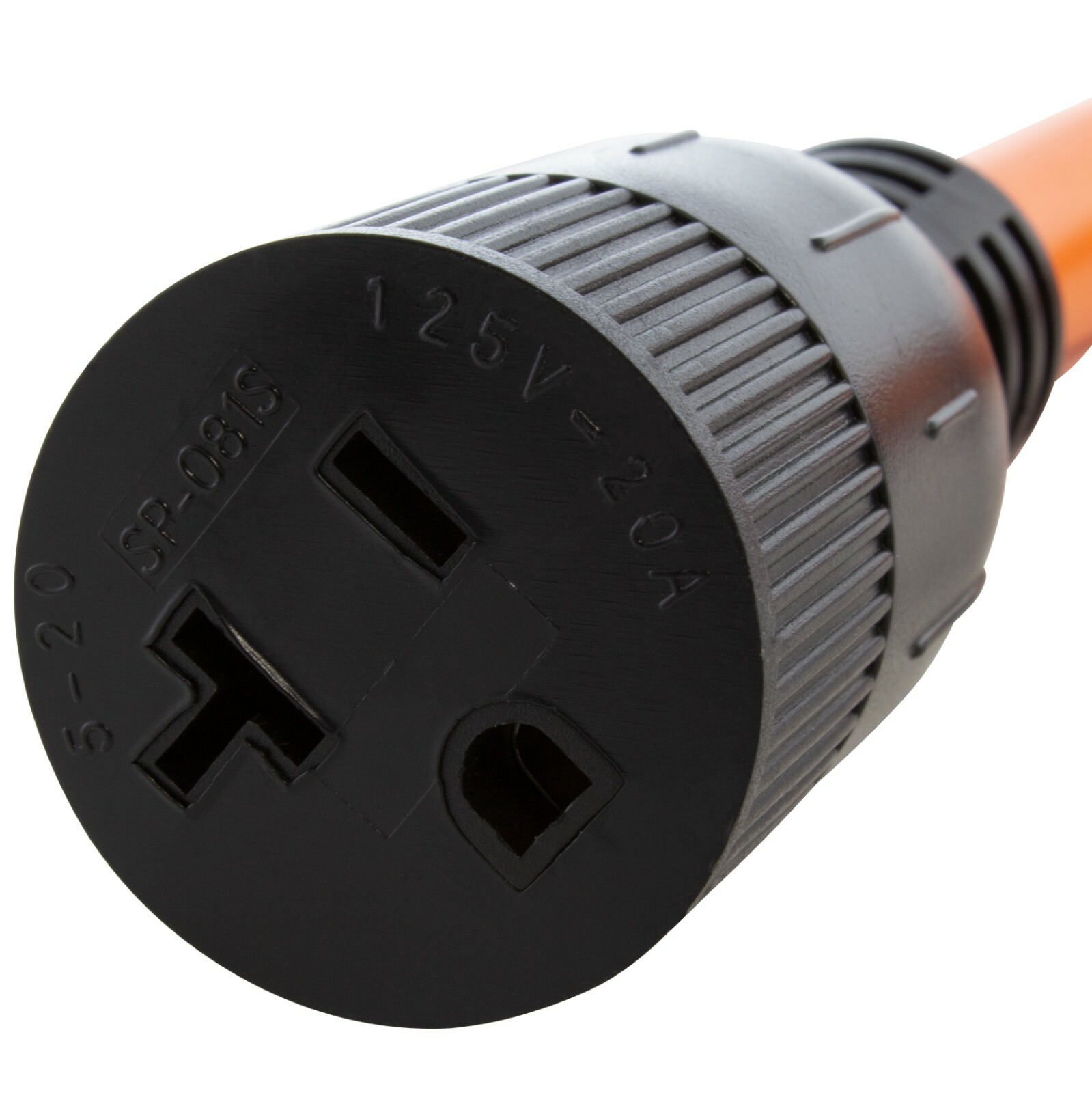 30A Piggy-Back TT-30 Plug to NEMA 5-20 Household Connector Adapter by AC WORKS®