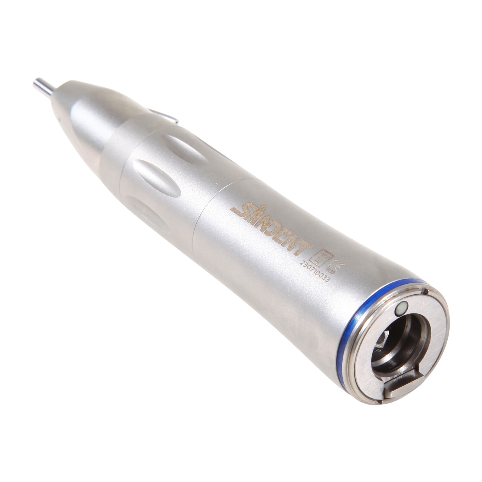 Dental Surgical Straight Handpiece 1:1 Implant Cone Nose Fiber Optic SANDENT