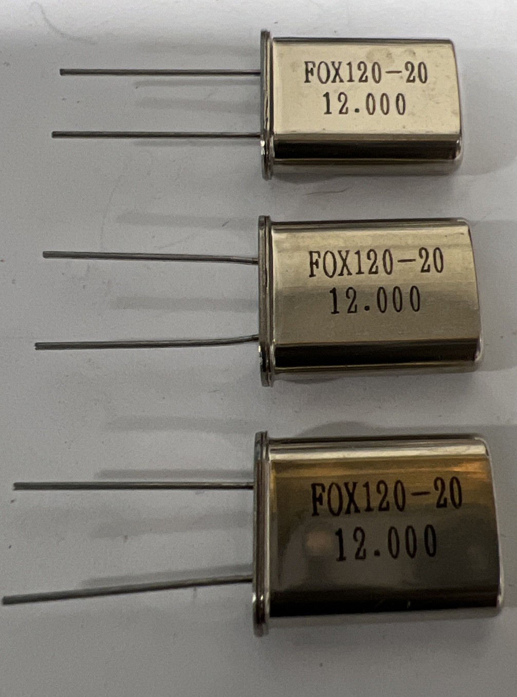 FOX120-20 12.000 12.000 MHz quartz crystal oscillator New Quantity of 3
