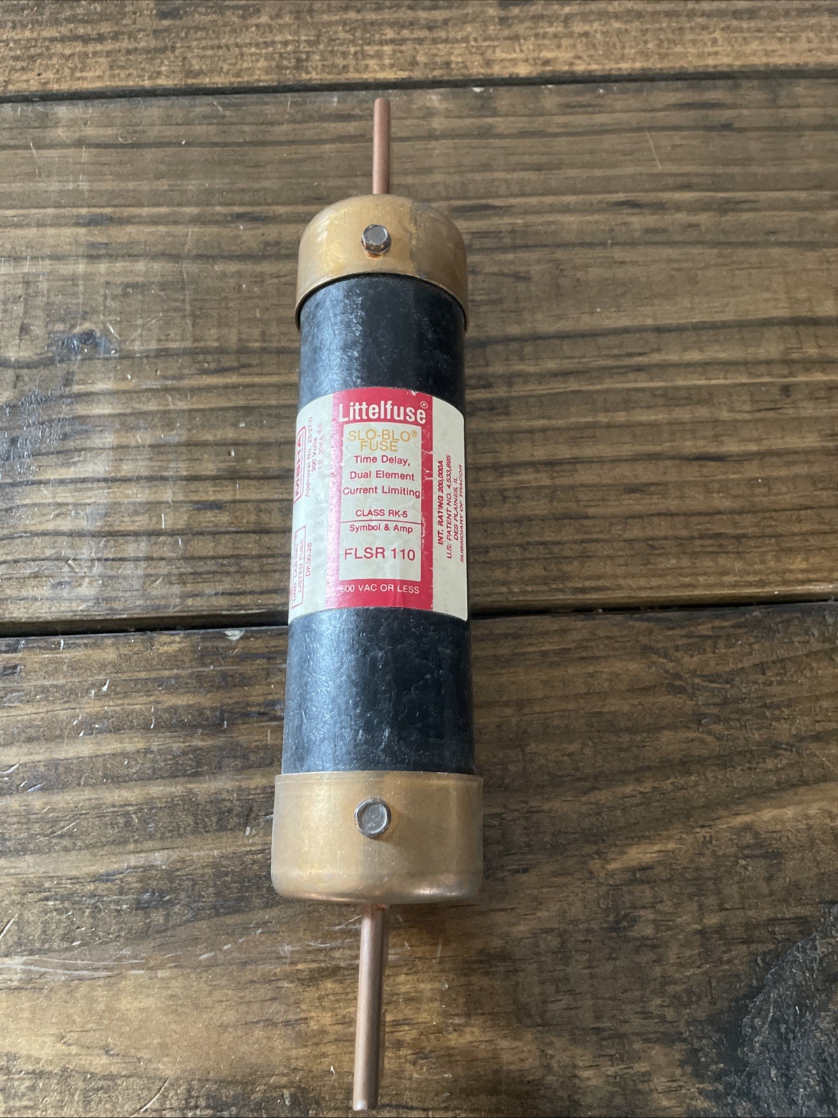 Littelfuse FLSR110 Fuse Time Delay, 110A, Flsr Series 600Vac – NIB