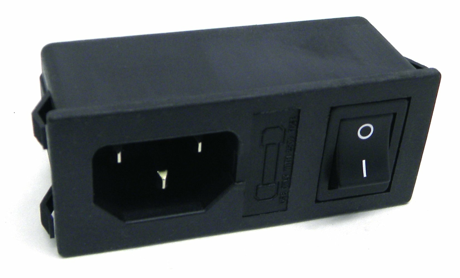 Delta 06A2D IEC-320 C14 Snap-In Panel Mount Power Entry Receptacle Module Fused