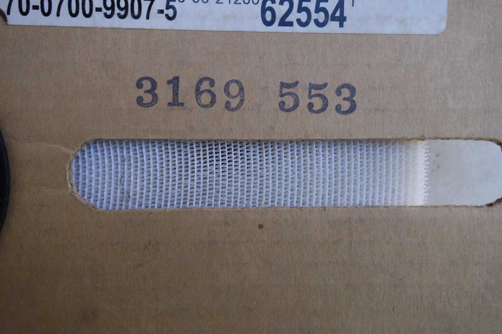 3M Nylon Hook & Loop Fastener 62539 62554 White 1 in x 50 yd, NOS