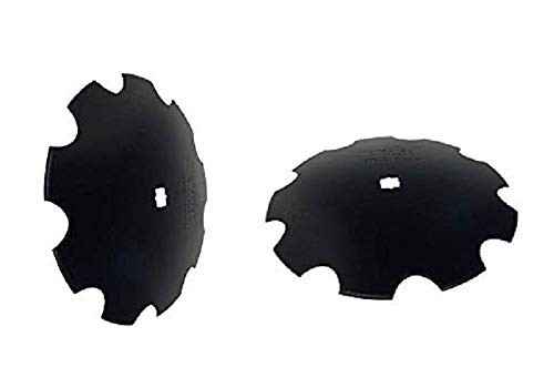 2 of 22″ Notched Disc Harrow Blade 1-1/8″ Square 6 Gauge 5 MM Thick N226118