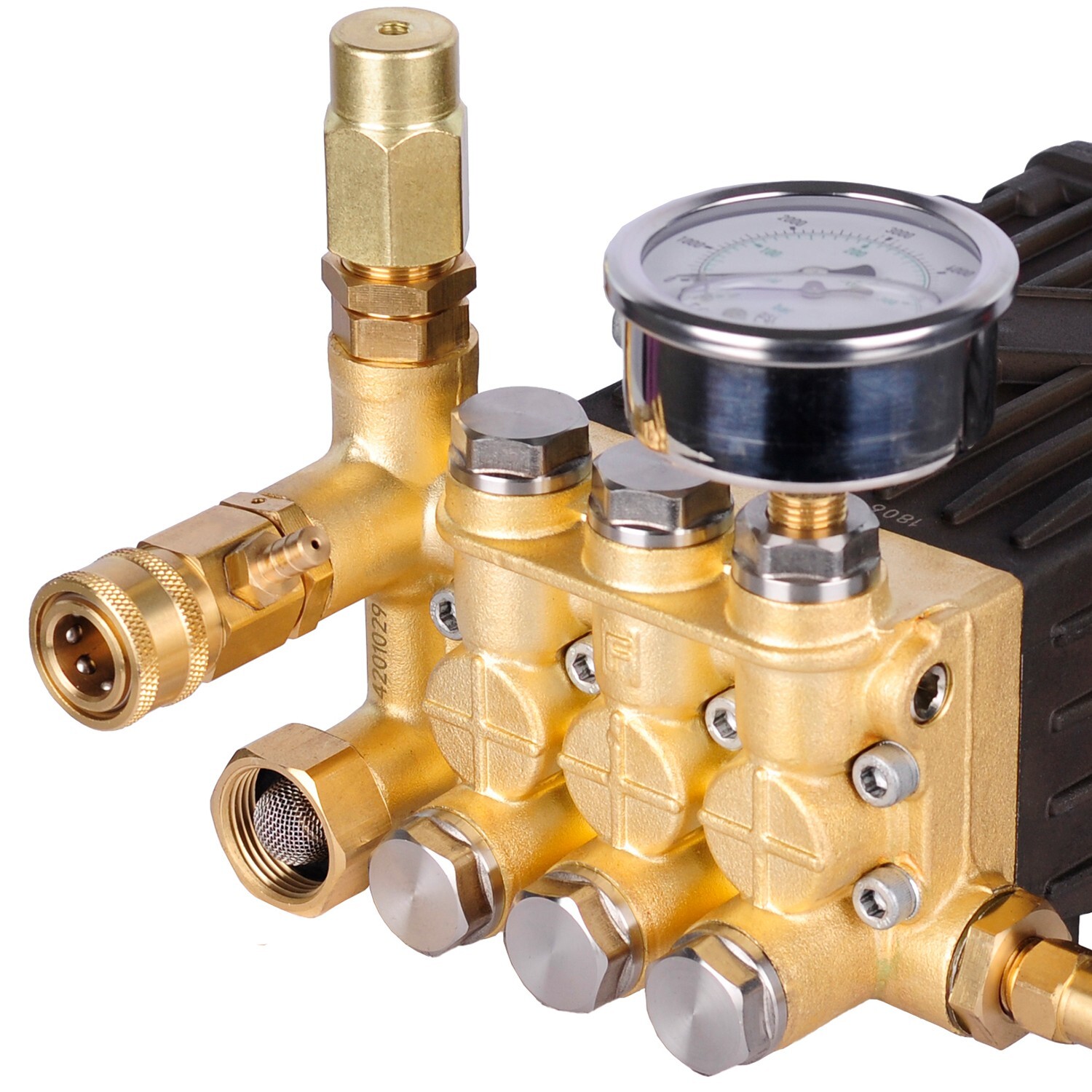 For Mi-T-M 3-0414 Pressure Washer Pump Triplex 3.5GPM@3000PSI 3400RPM 3/4″ Shaft