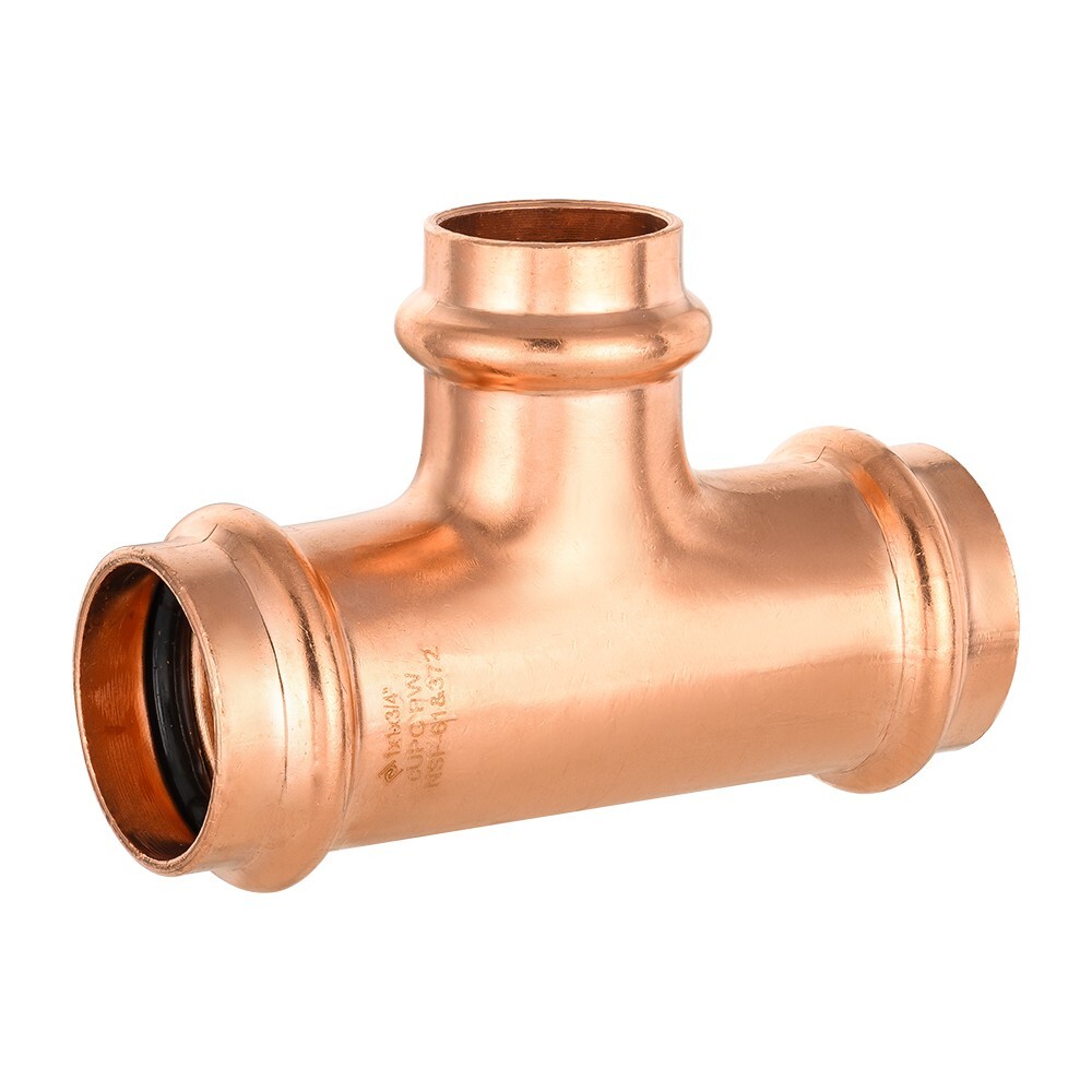 5 PCS EFIELD 1″ X 1″ X 3/4″ Press Fit Tee Copper Fittings, Lead Free