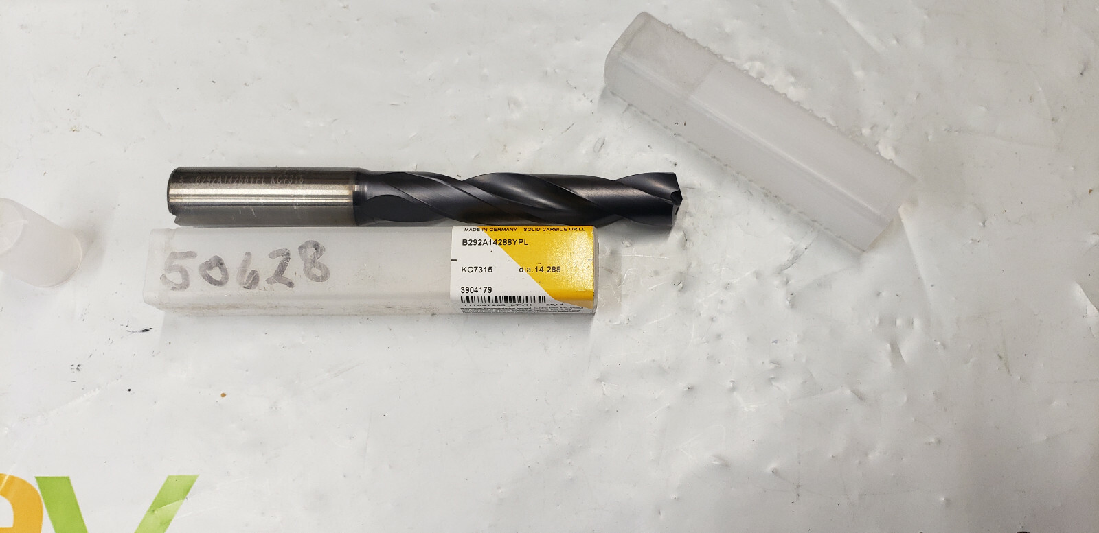 Kennametal 3904179 B292A14288YPL KC7315 14.29mm 9/16″ Coolant Carbide Drill