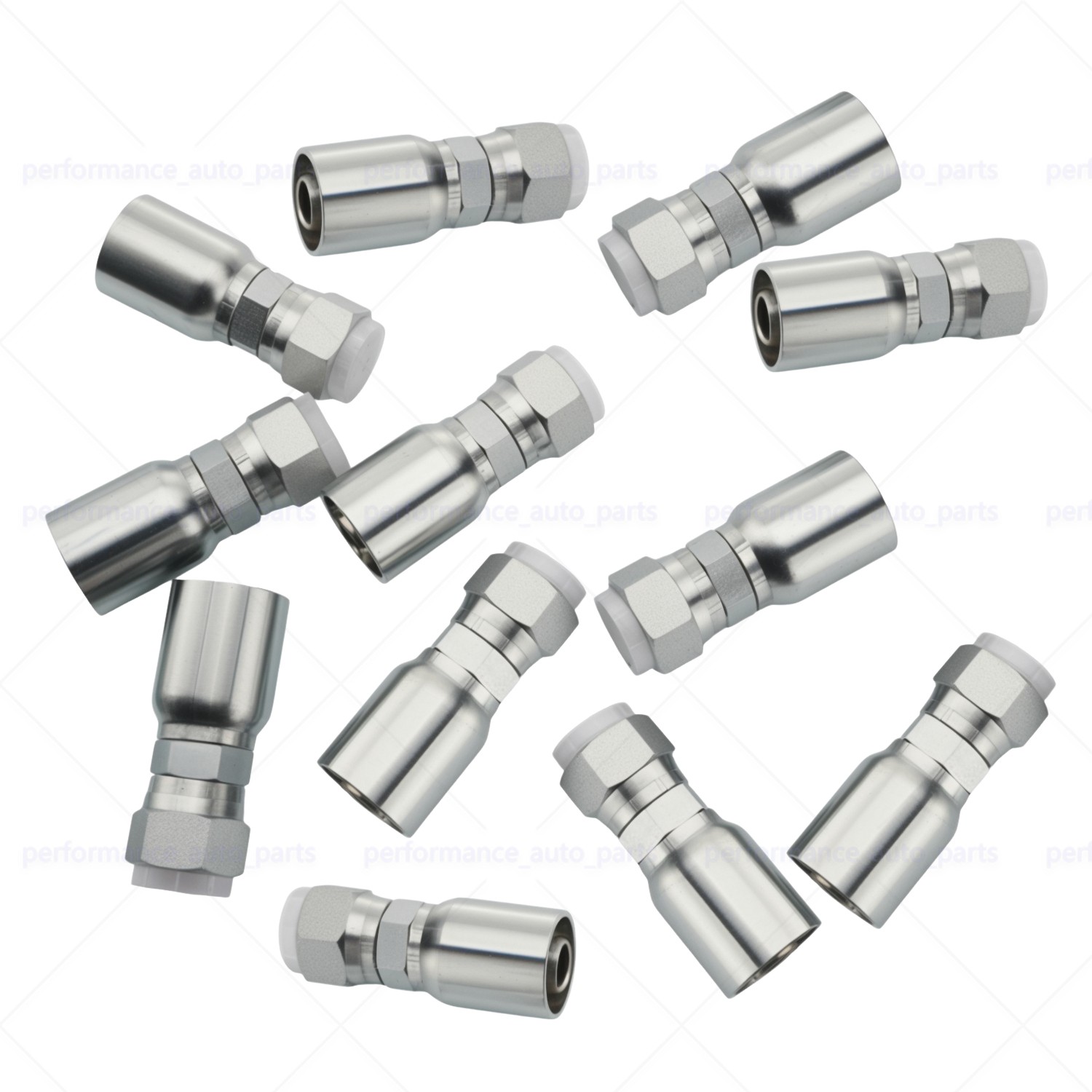 12 Pack Hydraulic Hose Fittings: 3/4″ I.D. Hose x 3/4″ JIC 37° Flare Female NEW