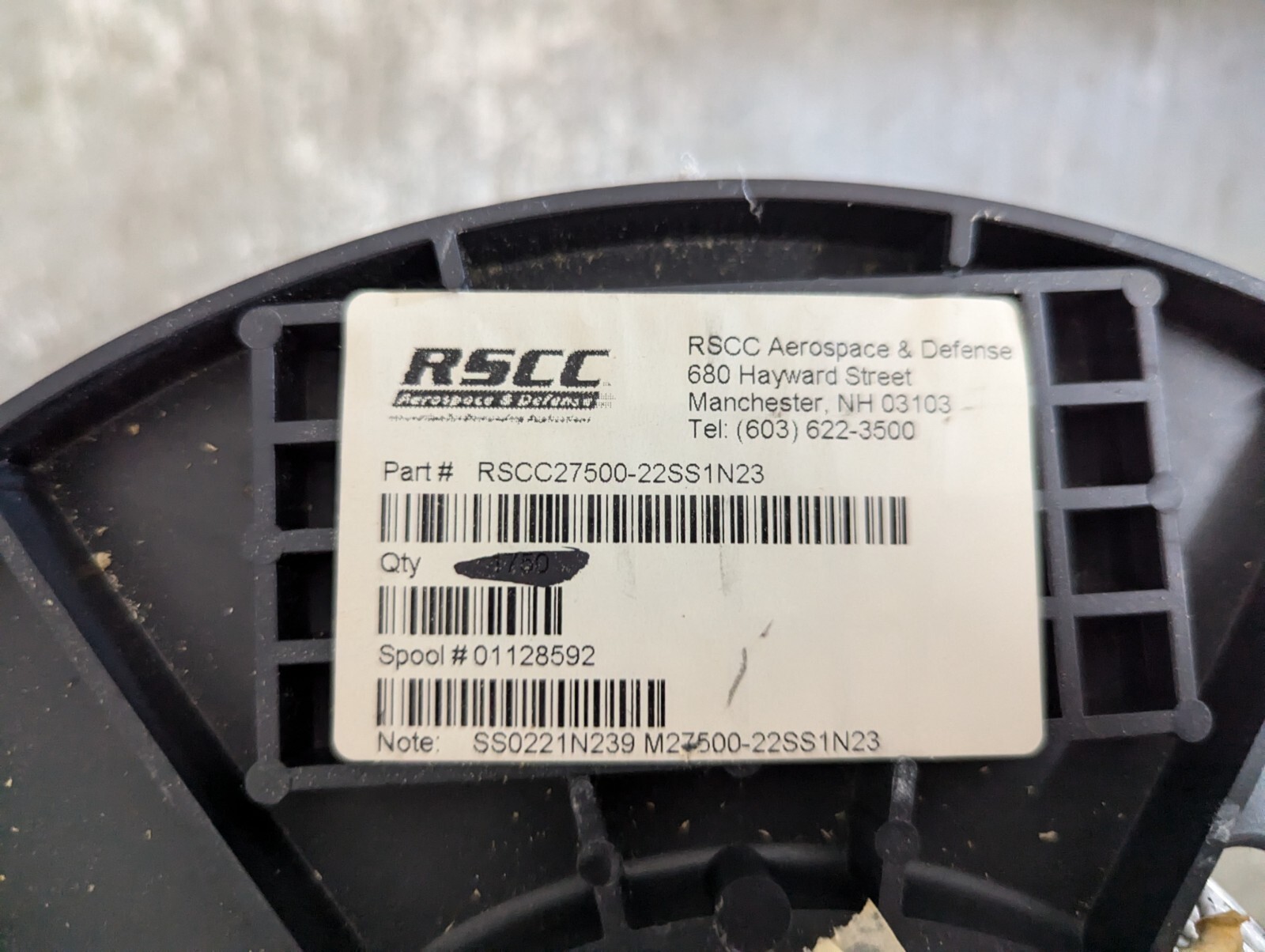SEA Wire and Cable M27500-22SS1N23 22/1 Nickel Plated Copper ETFE 900 ft