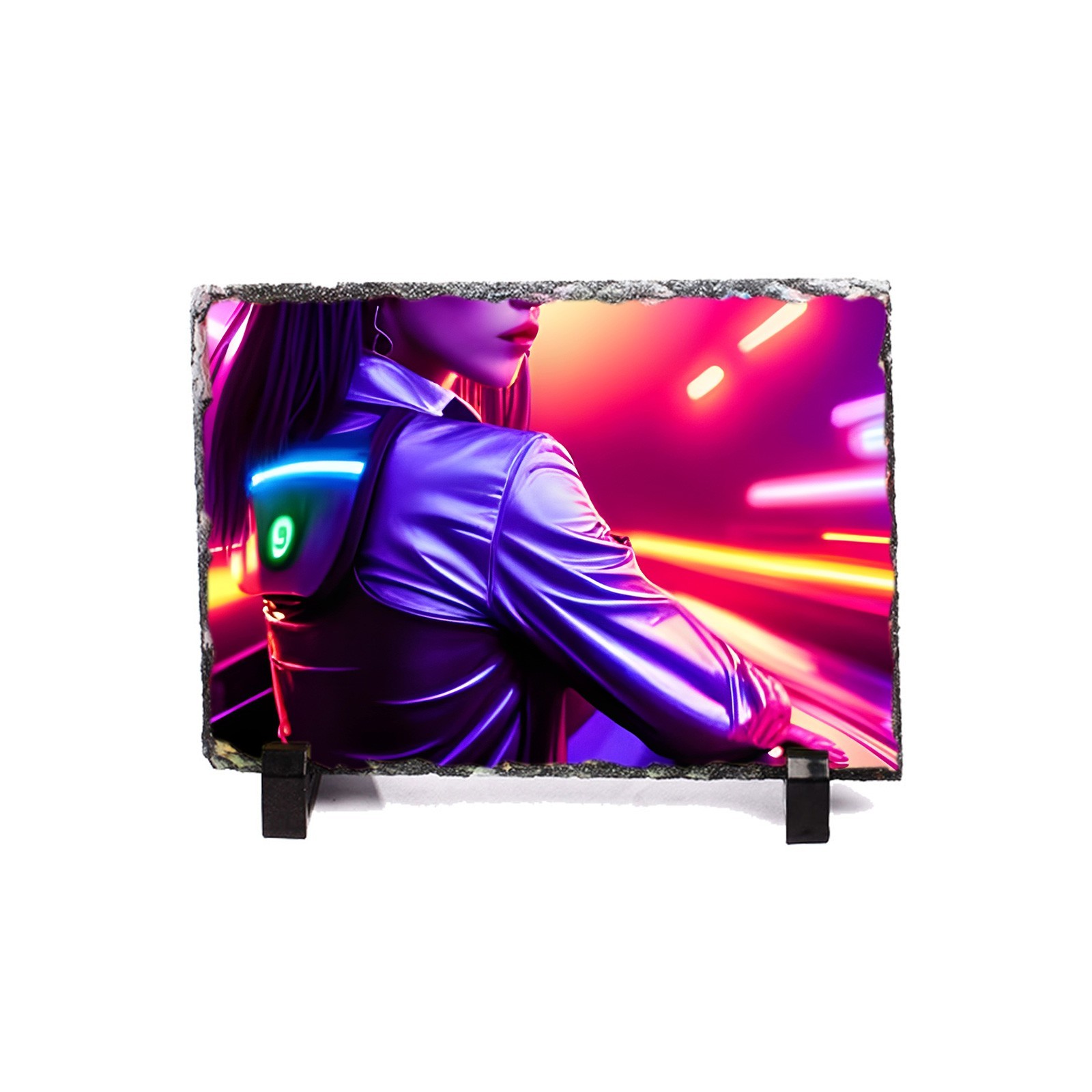 28pcs 5.9inx7.9in Sublimation Rectangle Photo Slate Rock Plaque Blanks DIY