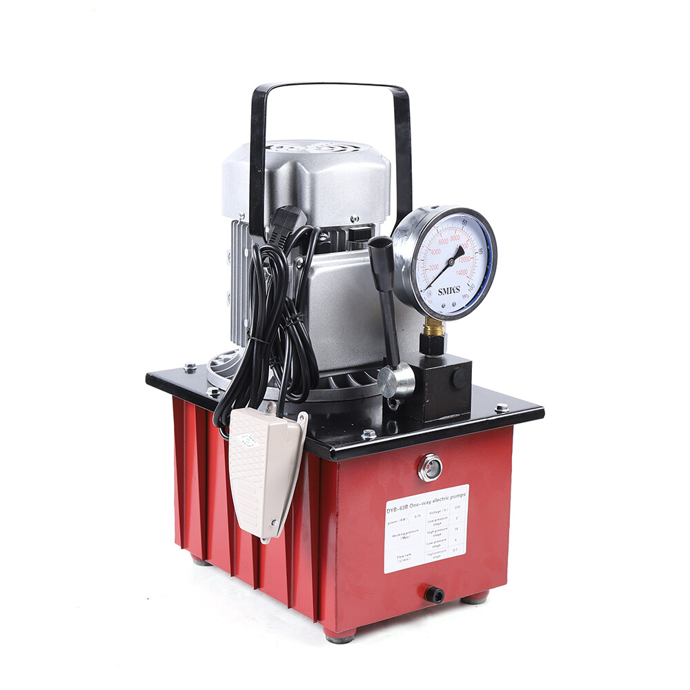 110V 750W Electric Driven Hydraulic Pump Single Acting Manual Valve 10000PSI USA