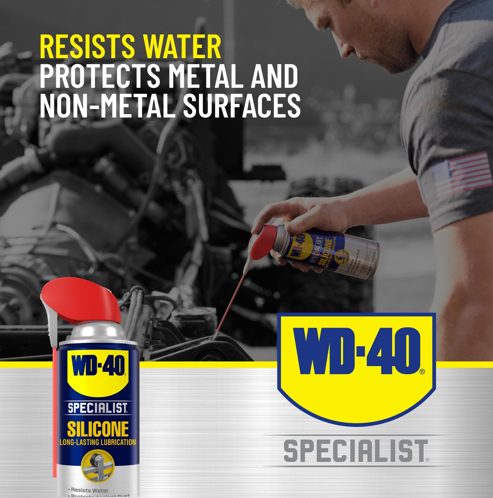 Silicone Lubricant with SMART STRAW SPRAYS 2 WAYS 11 OZ [6-Pack]