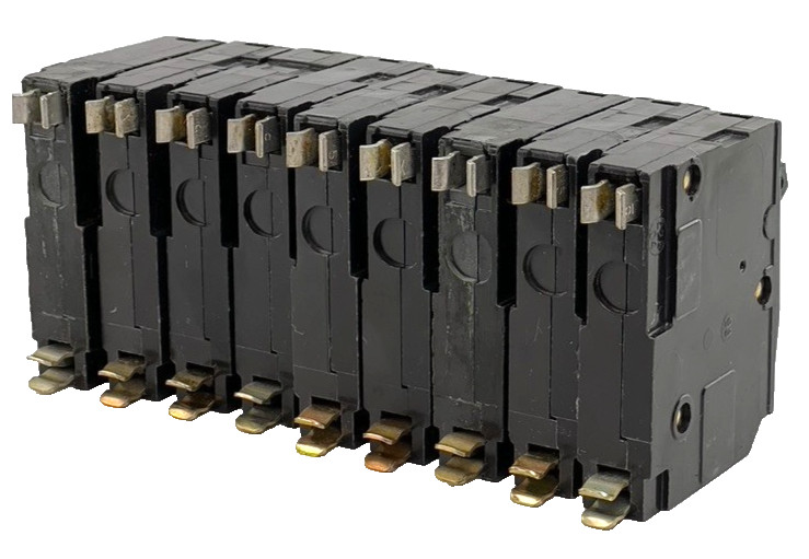 Square D QO130 30 Amp 1 Pole QO Circuit Breaker Plug On 120VAC 30A (LOT OF 9)