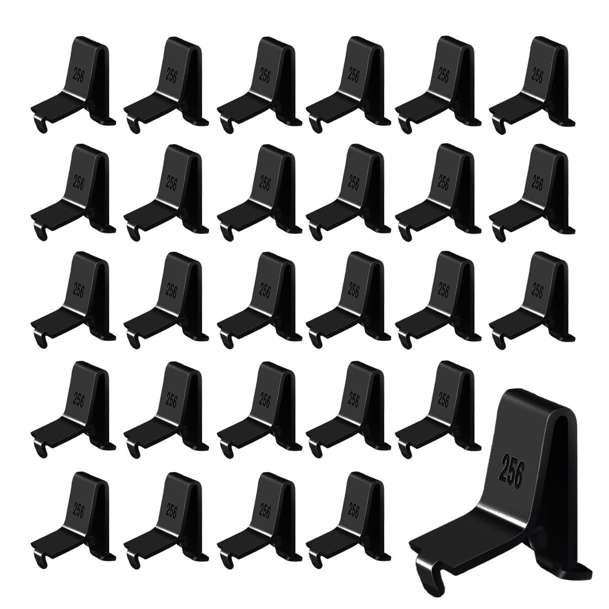 Shelf Clips 28 PCS Adjustable Brackets 255 Standard, Heavy Duty Metal Cabinet
