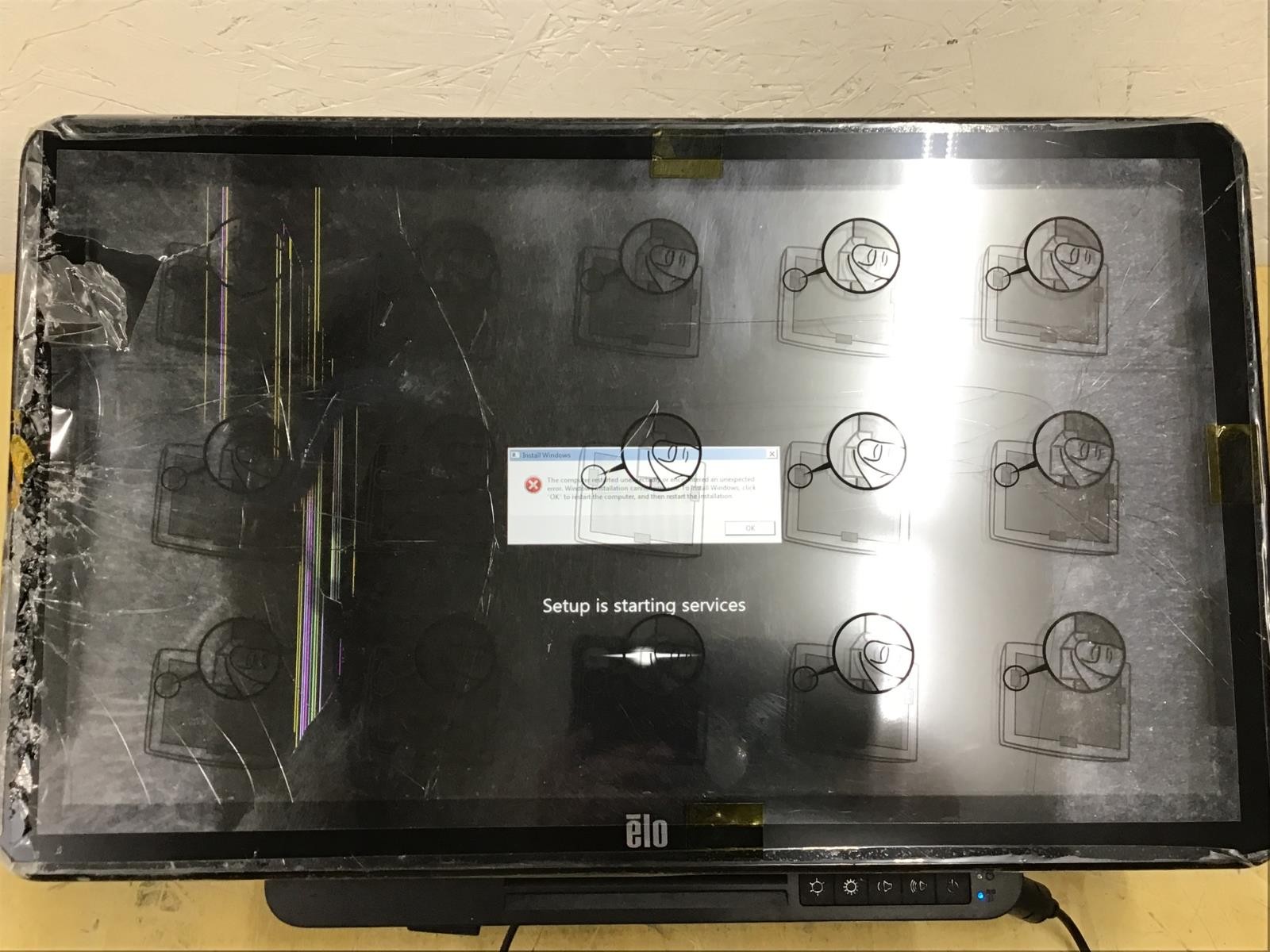 Elo X-Series 20″ AIO Touchscreen i5 8GB 128GB Windows POSReady 7 E416342 READ
