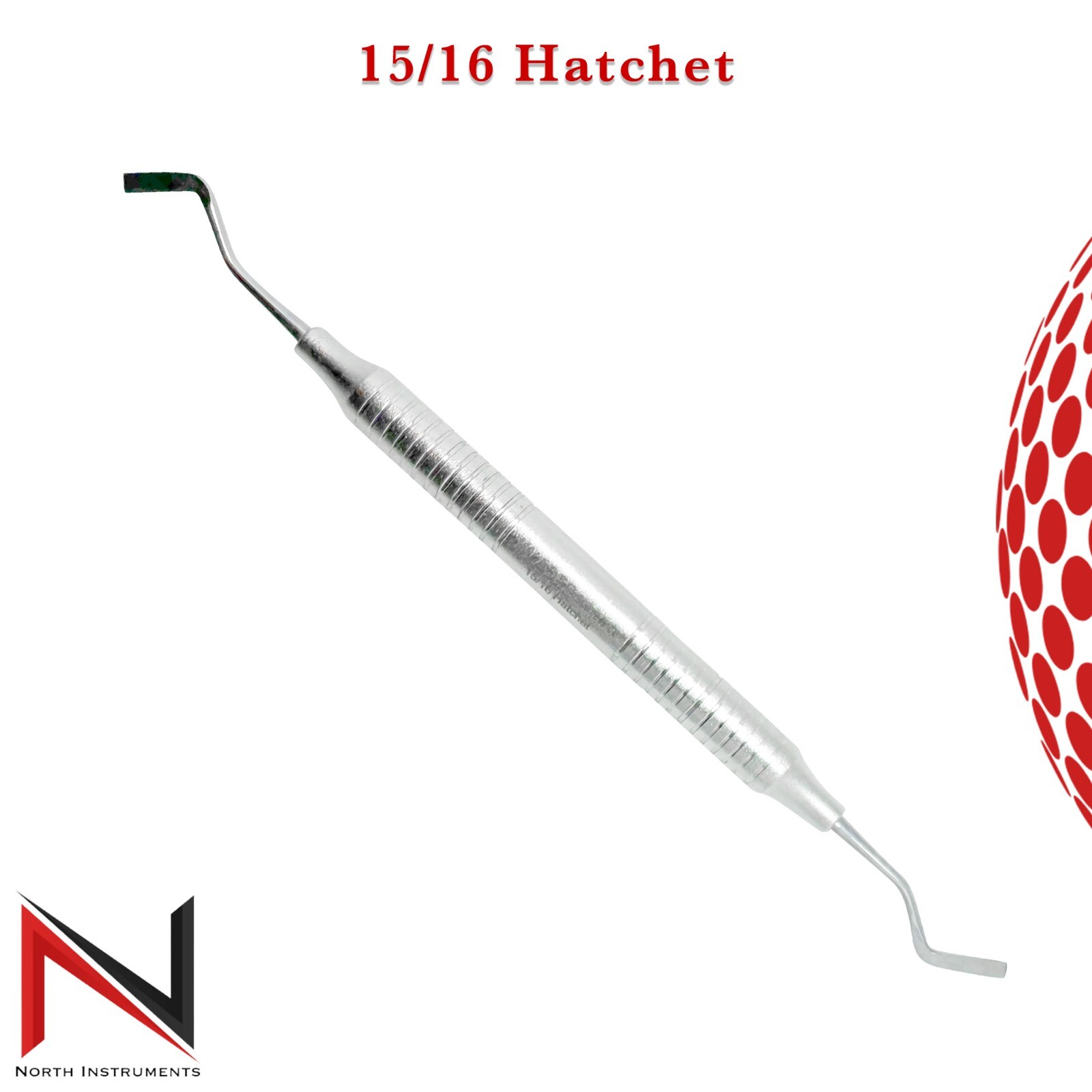 HATCHET #15/16 Sharp Edge Retention Carbers Steel Handle Dental Instruments