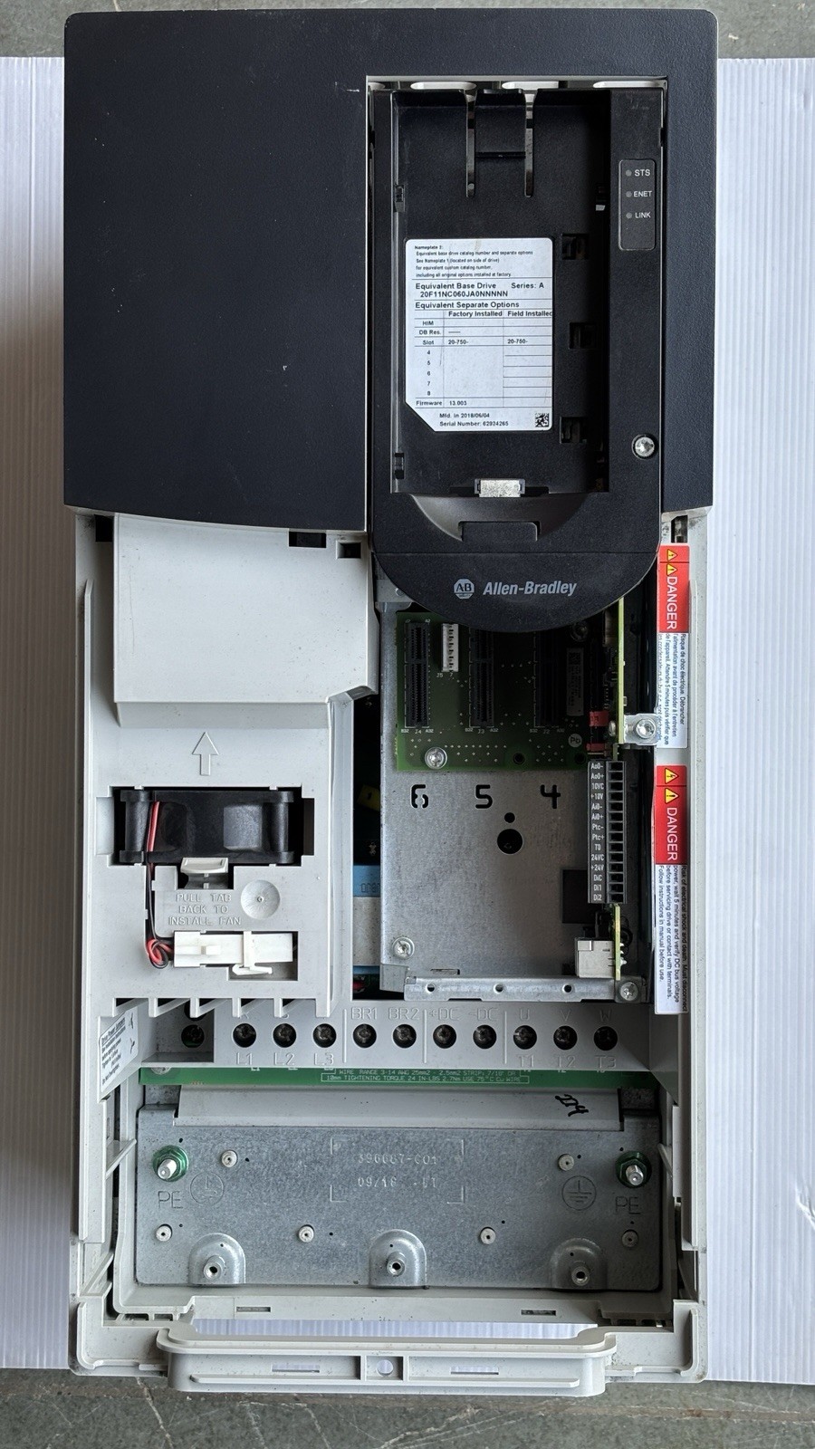 Allen-Bradley 20F11ND052JA0NNNNN 480V 40HP General Purpose AC Drive