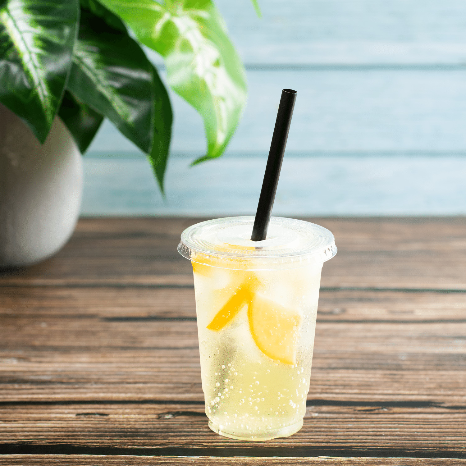 Karat 10oz PET Plastic Cold Cups (78mm) – 1,000 ct, C-KC10