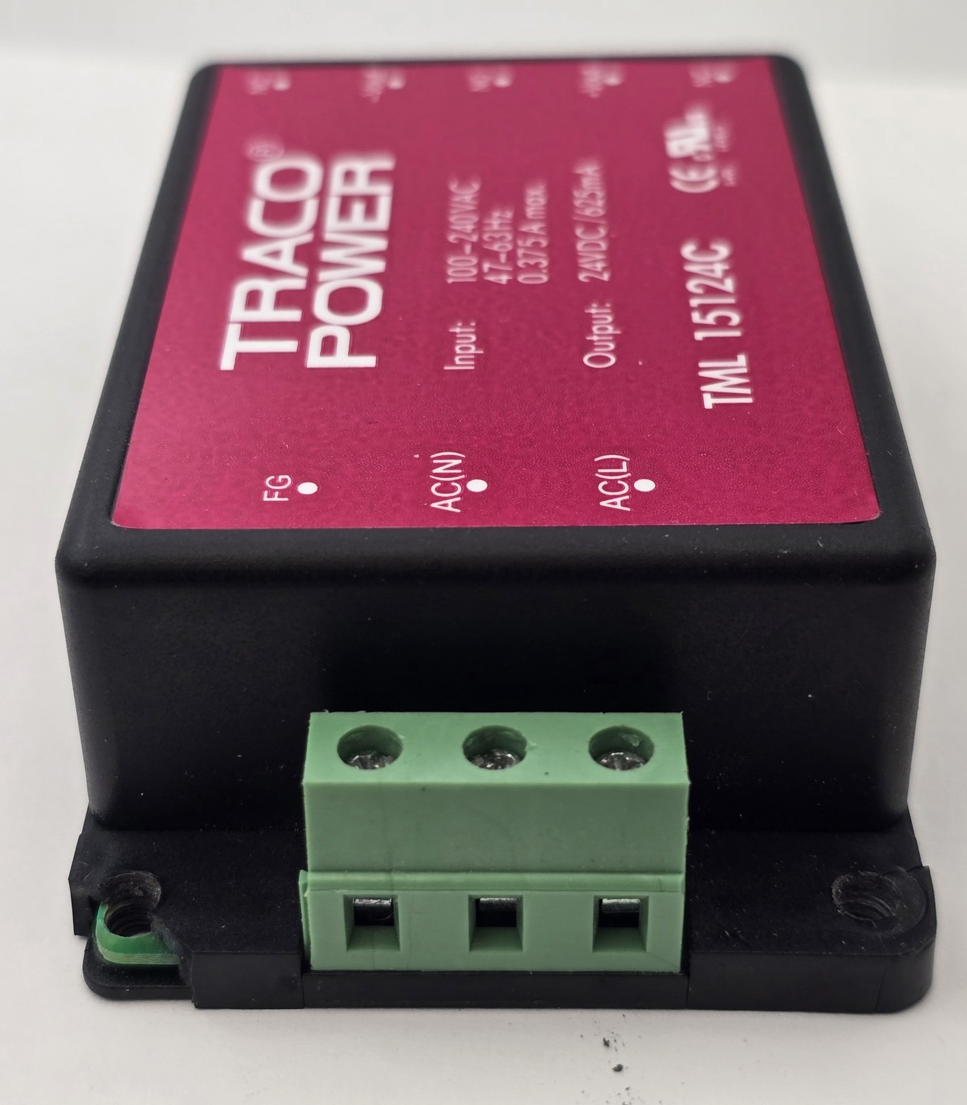 Traco Power TML 15124C Power Supply Input 100-240VAC Output 24vdc