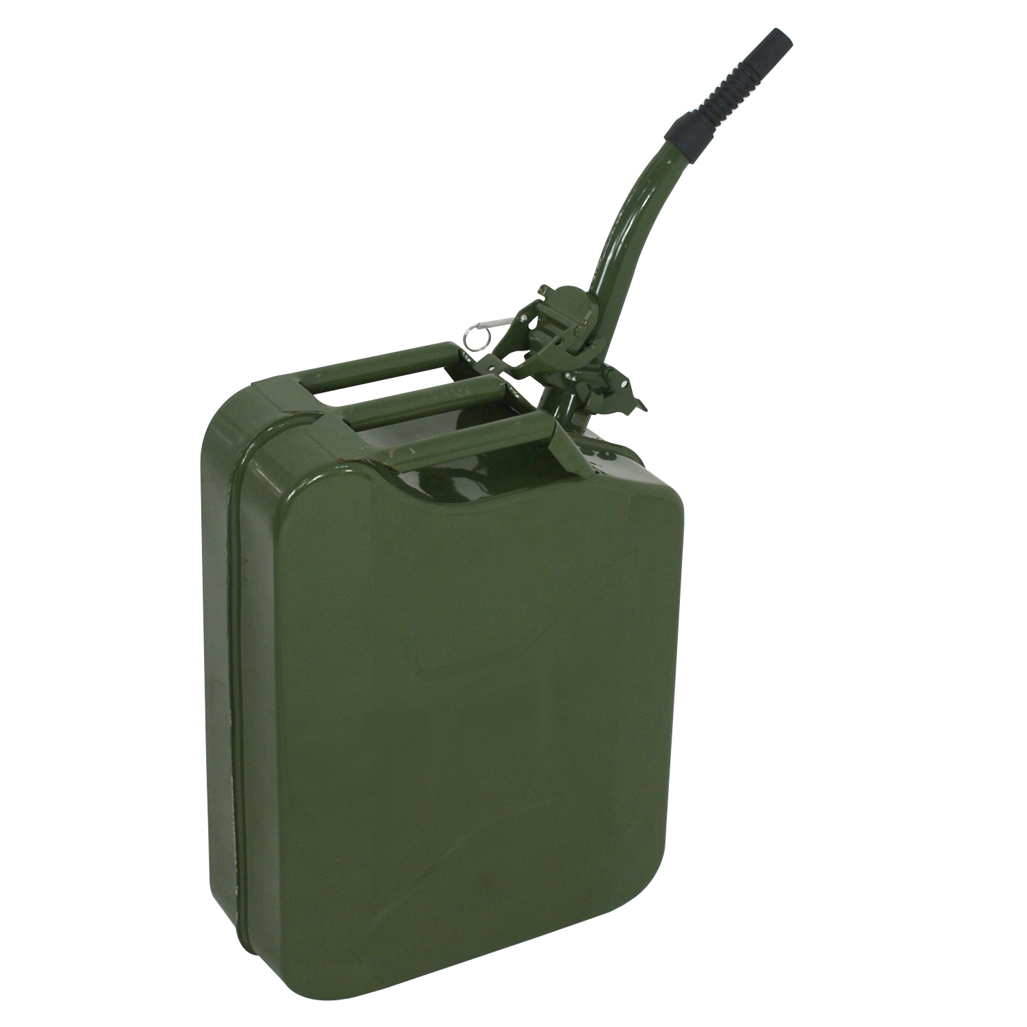 4PCS Jerry Can 5Gal 20L Metal oline Caddy Can Tank Emergency Backup Green