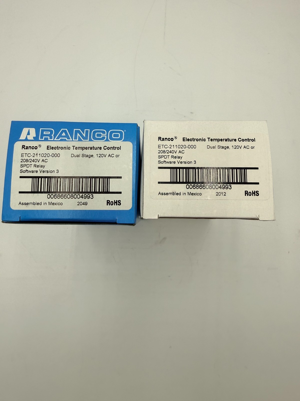 RANCO ETC -211020-000 DUAL STAGE-120-208/240V AC-SOFTWARE VERSION-3