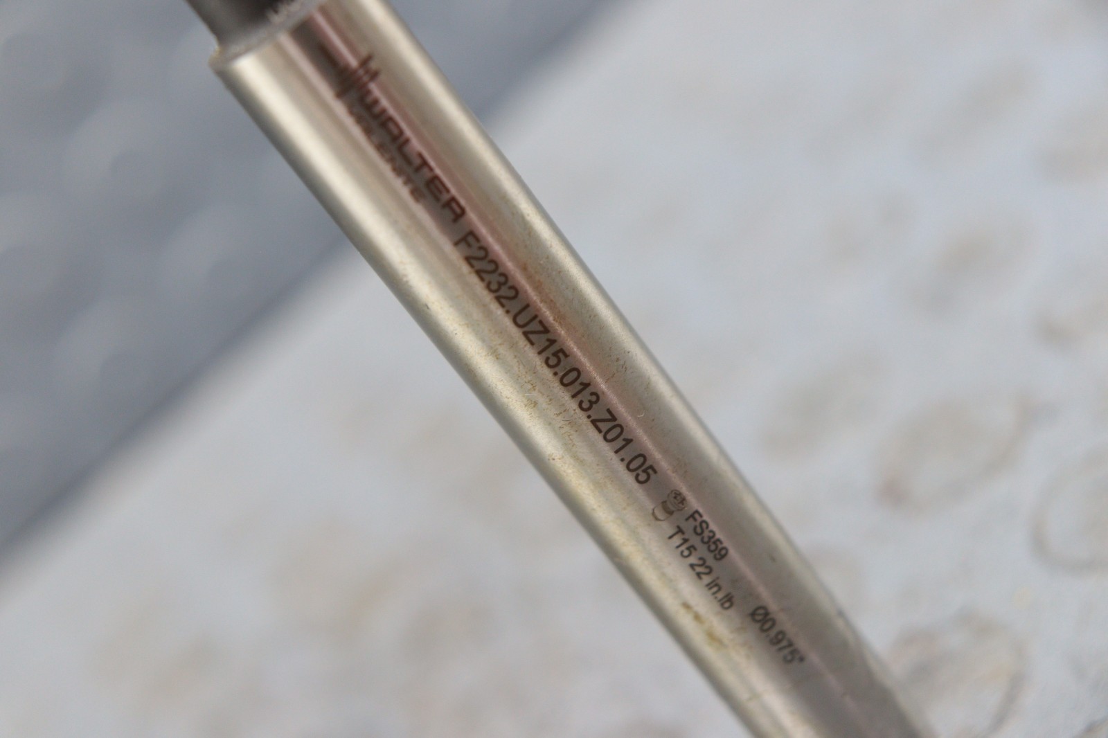 WALTER f2232.uz15..013.z01.05 INDEXABLE CHAMFER MILL 45 DEGREE 5/8 SHANK LOC8716