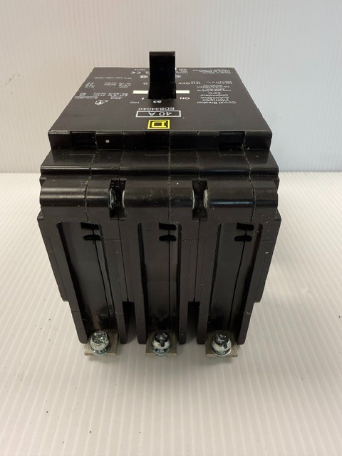 Square D EDB34020 20A 3 Poles Bolt On Circuit Breaker