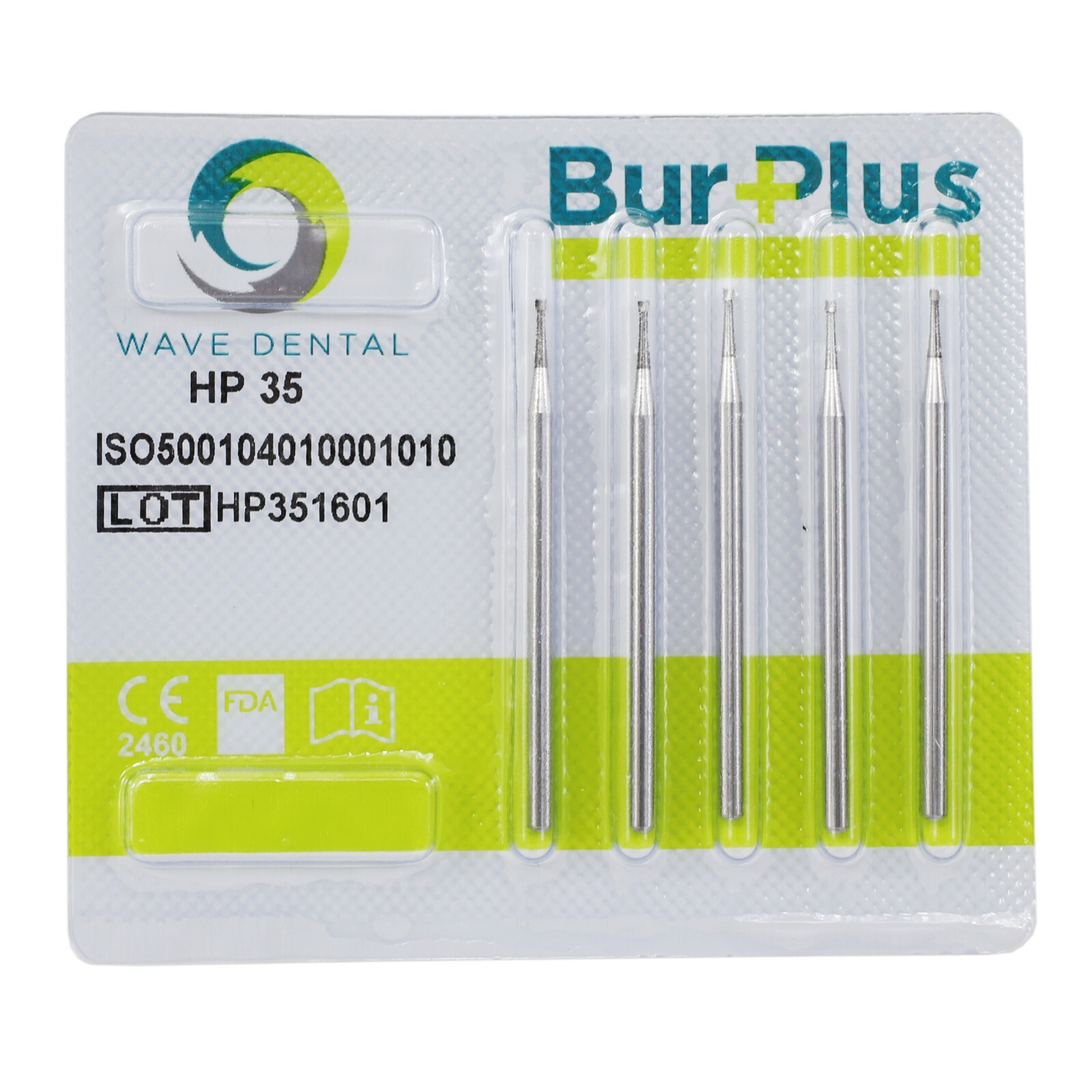 Wave Dental Carbide Burs HP 44.5mm For Low Speed Straight Handpiece HP 34 35 37