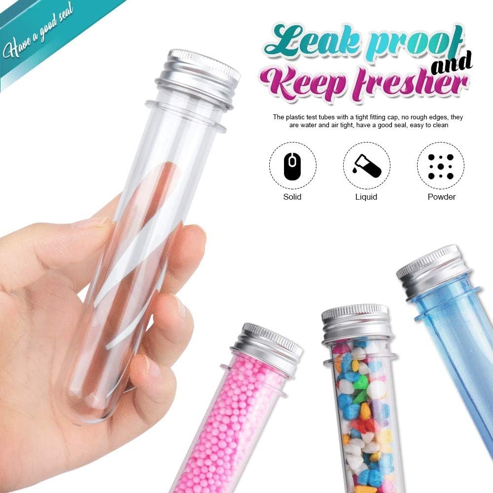 Clear and Shatter-Resistant 45ml Tubes – 20-Pack for Safe Experimentation