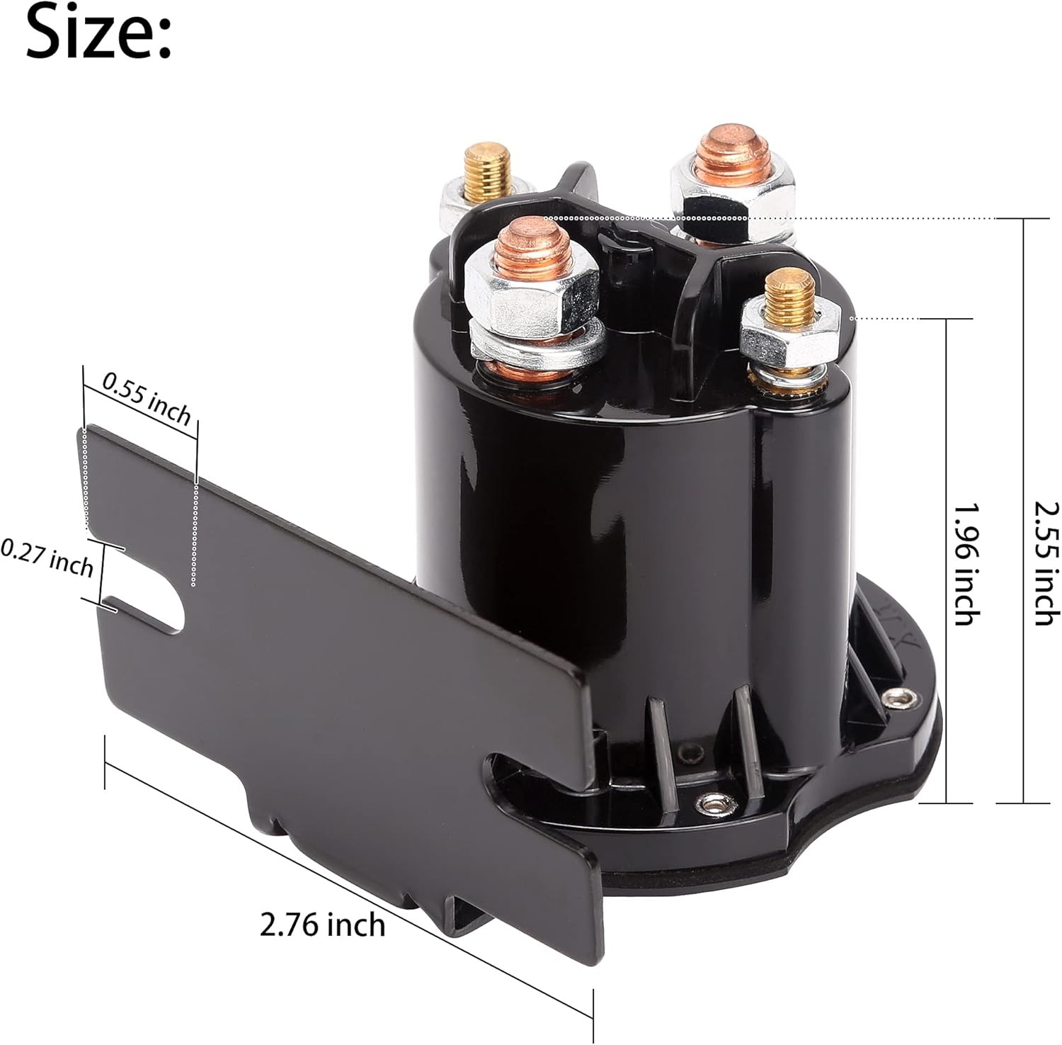 10L0L Golf Cart 48V Solenoid for EZGO TXT 2010-up & All 48V MPT 800/1000 Vehicle