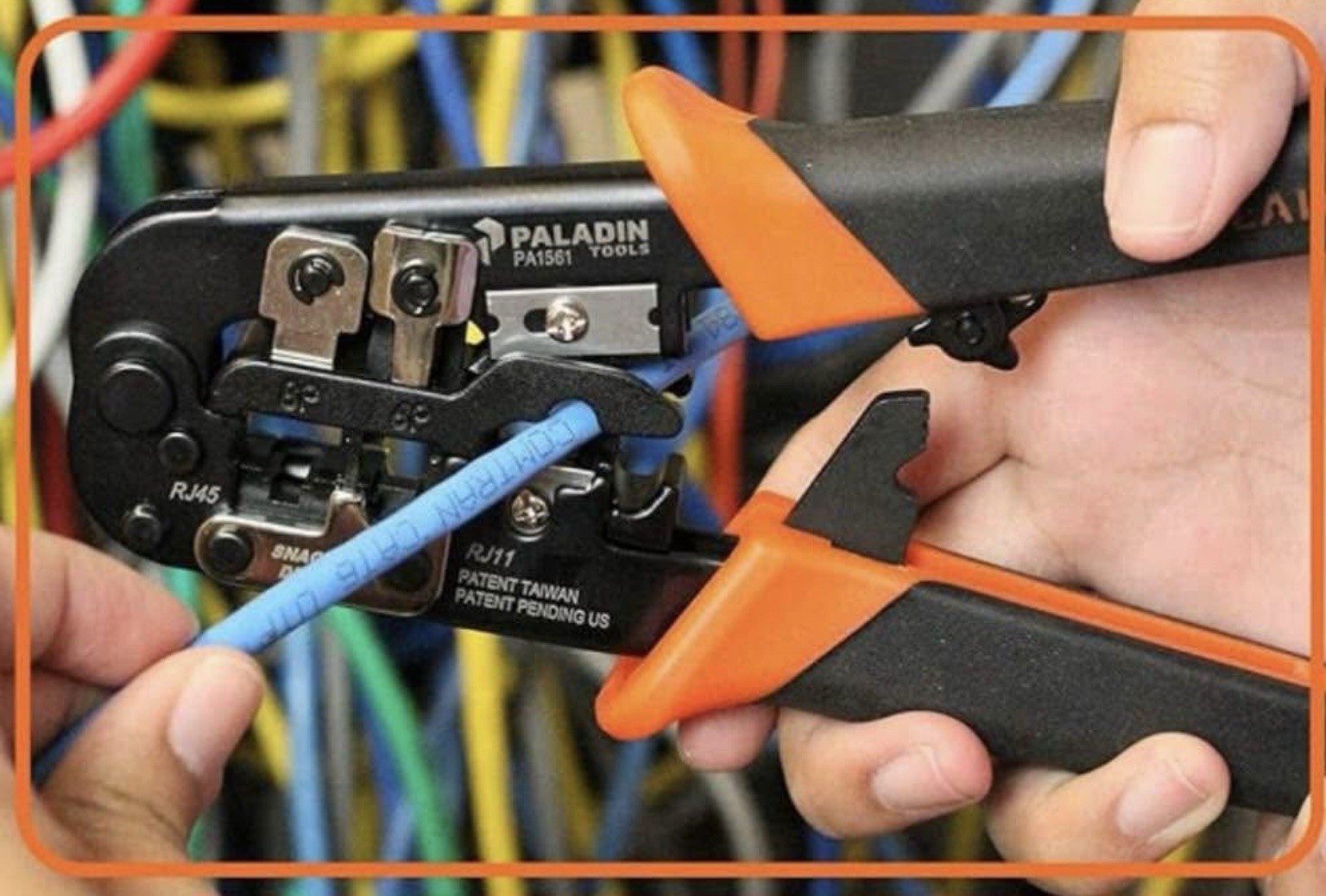 Paladin Tool All in One Data Tool Crimper Cat5 Cat5E Cat6 RJ45 RJ11 RJ12 RJ22