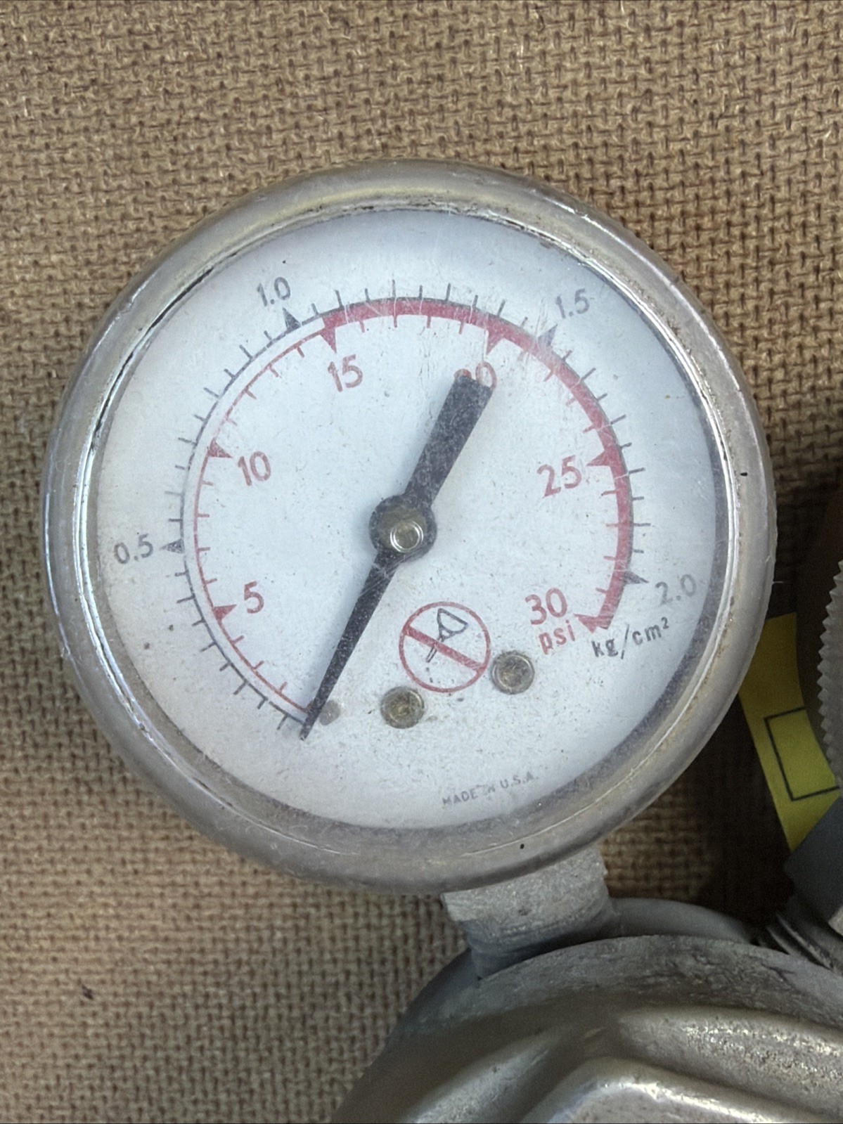 Smiths Oxygen & Acetylene Regulator H1721A-510 Used Welding Torch Gauge GUC!