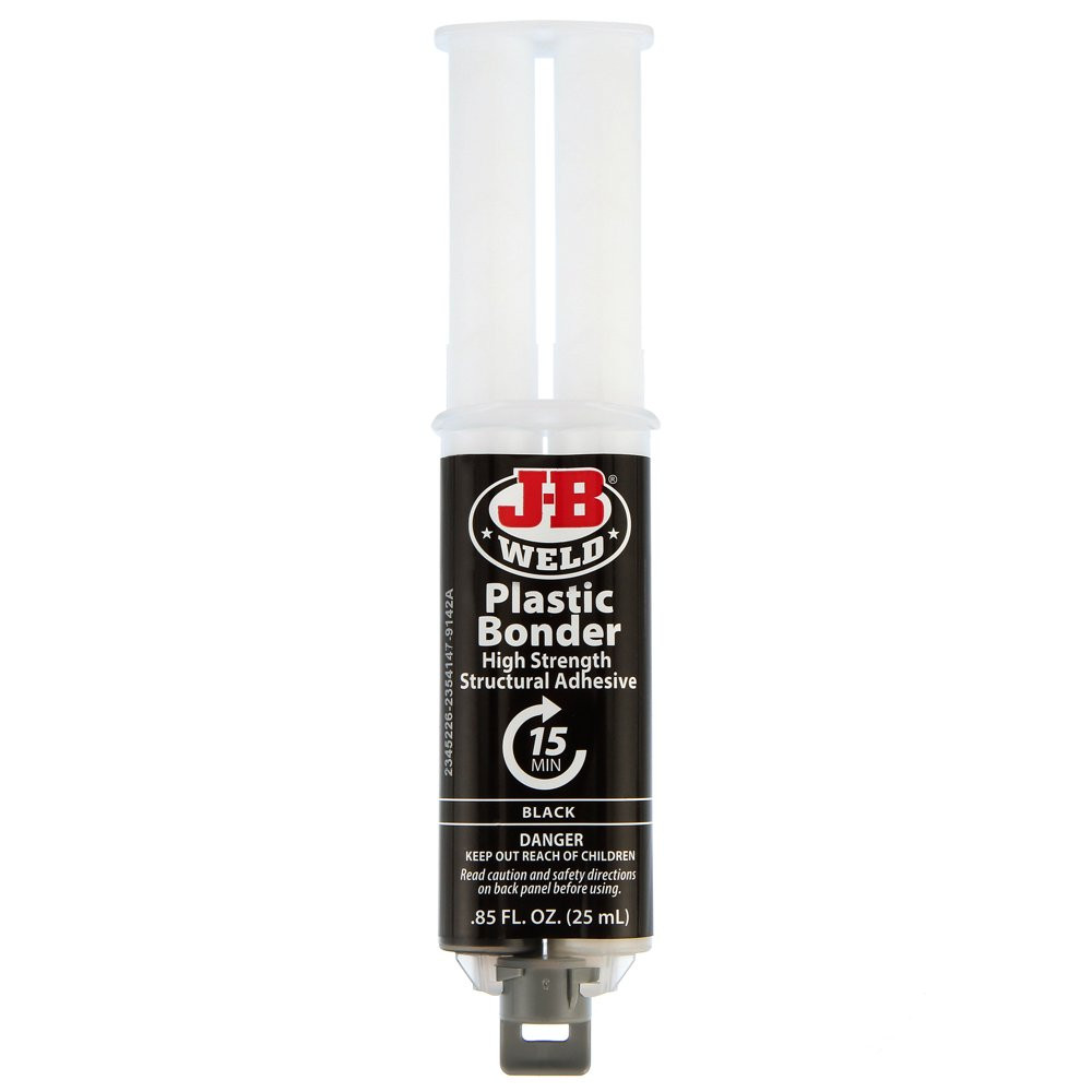 50139 Plastic Bonder Body Panel Adhesive and Gap Filler Syringe – Blac