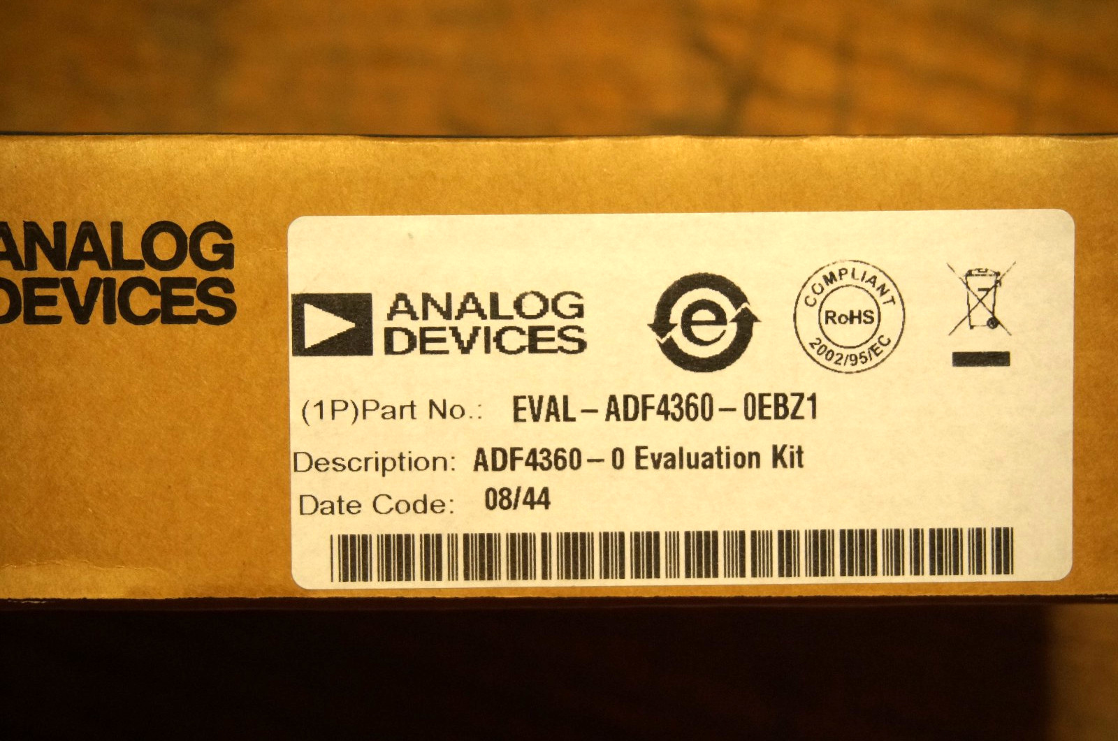 ANALOG DEVICES EVAL-ADF4360-0EBZ1 Evaluation Kit Clock & Timer Development Tools