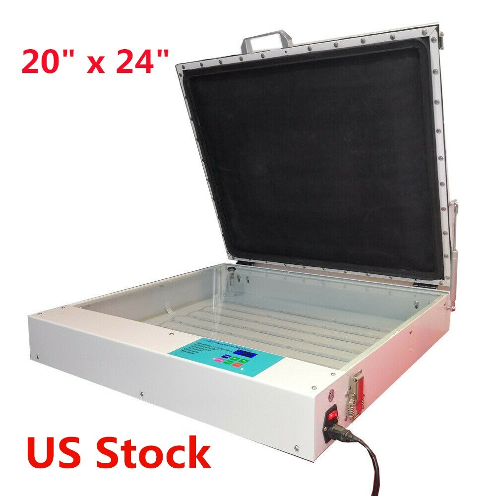 USA 20″ x 24″ Vacuum LED UV Exposure Unit 80W Silk Screen Printing Unit
