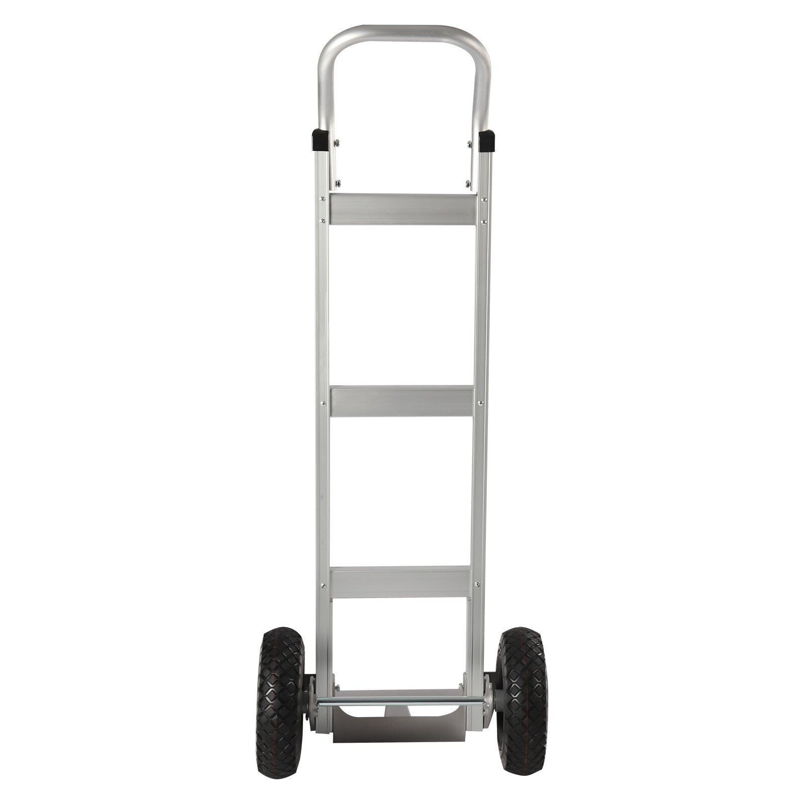 Aluminum Alloy Hand Truck Cart Heavy Duty Dolly with Rubber Wheels 440lbs/500lbs