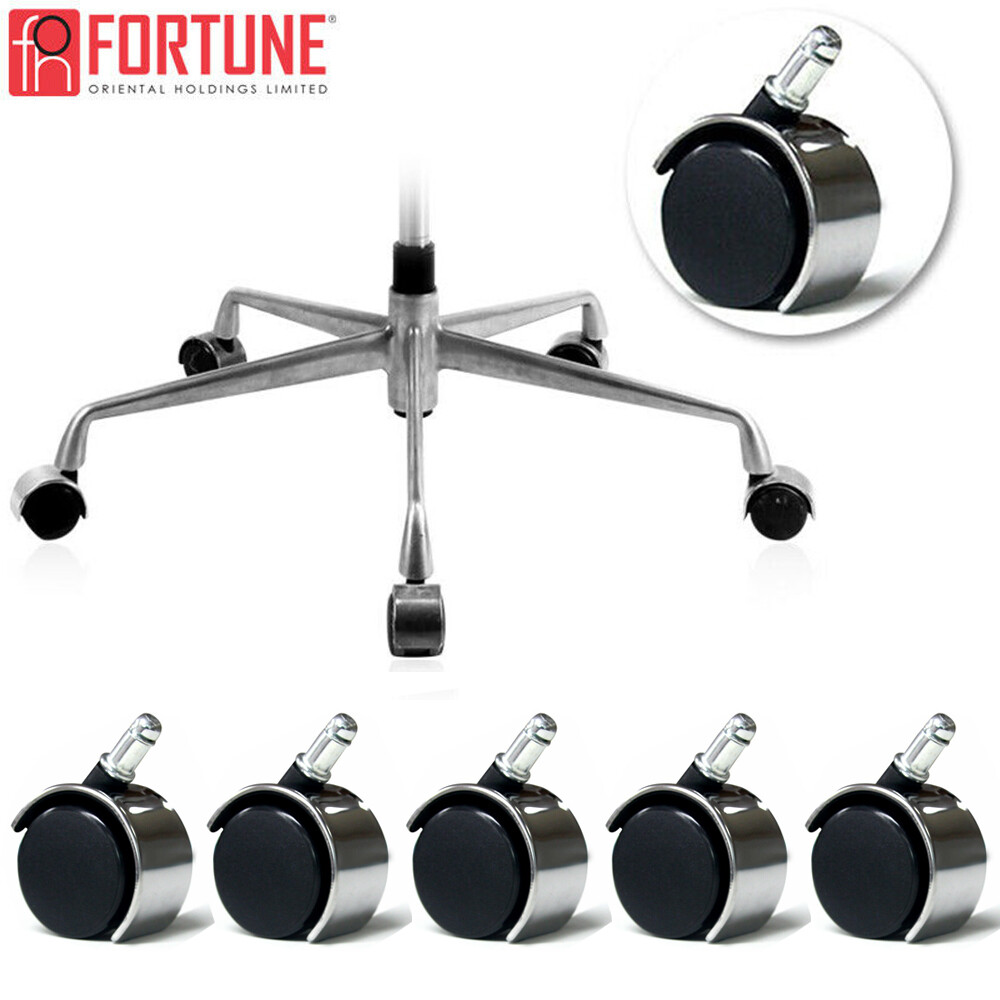 5Pcs Office Chair Caster Wheels Heavy Duty Replacement 2» for Hard Floor