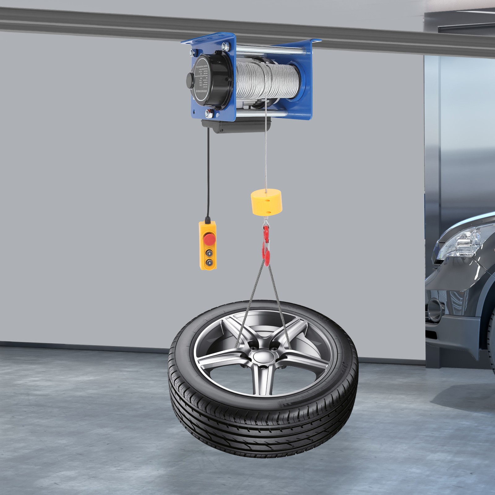 Electric Hoist With Wired Control Electric Hoist With Long Steel Wire Rope
