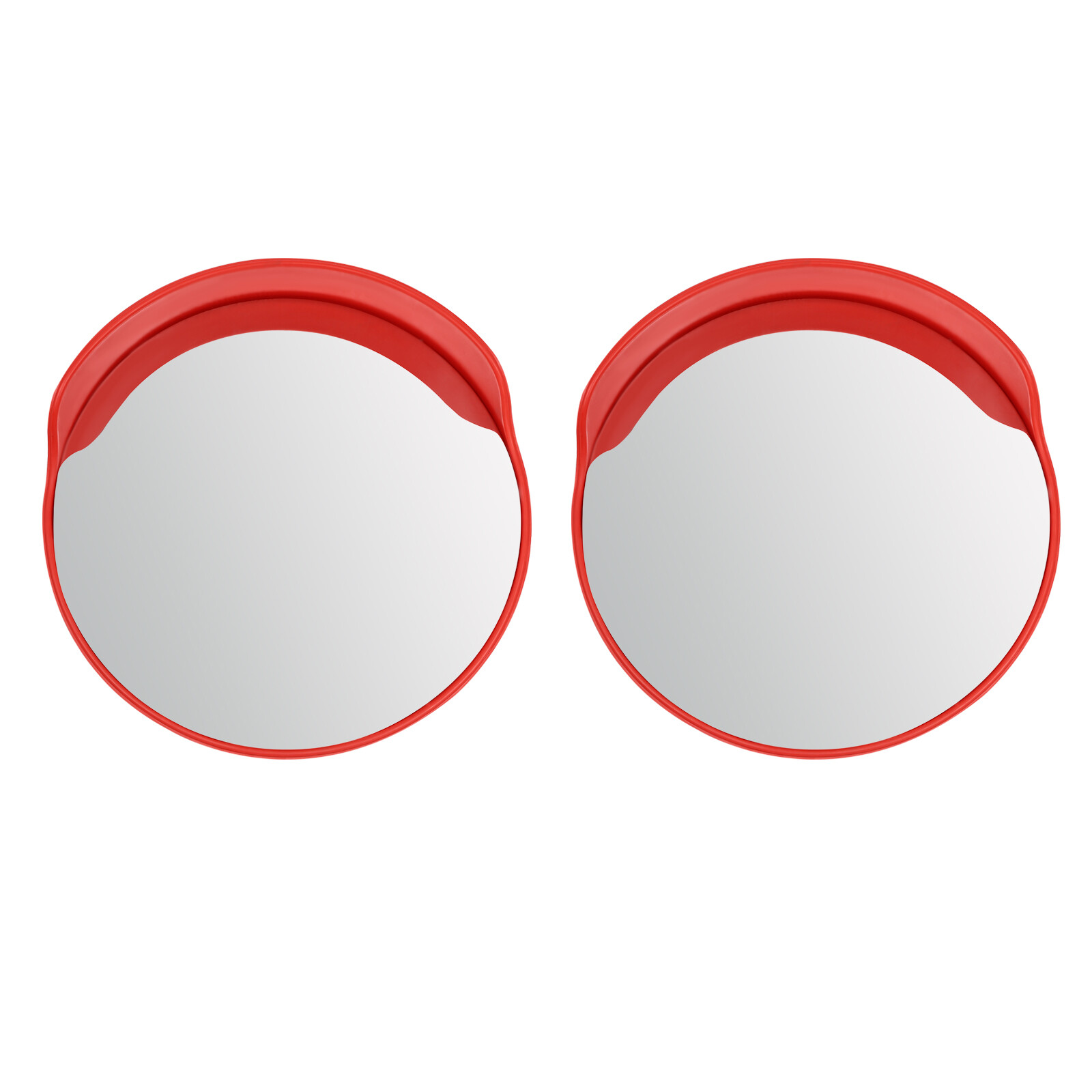 2pc 24″ Security Traffic Convex Mirror Wide Angle Safety Mirror Driveway Outdoor
