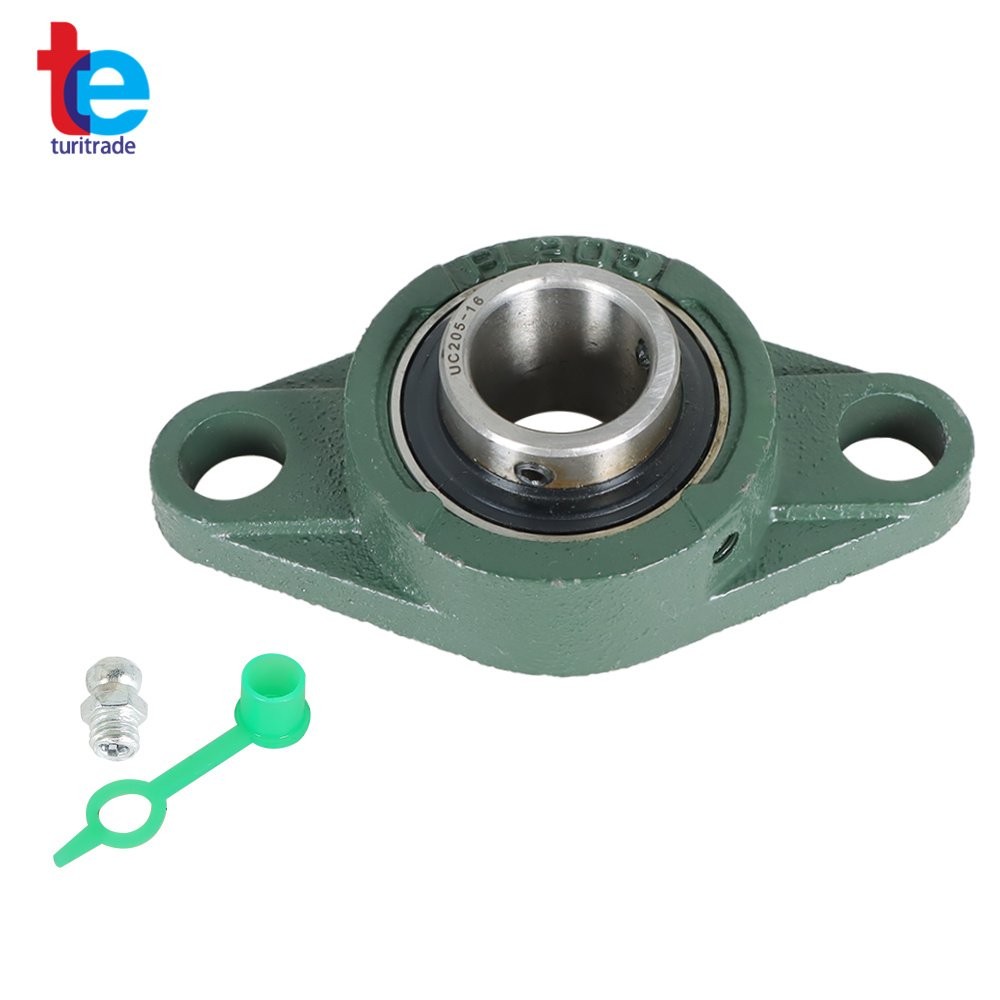 10PCS UCFL205-16 Pillow Block Flange Bearing 1″ Bore 2 Bolt Solid Base New
