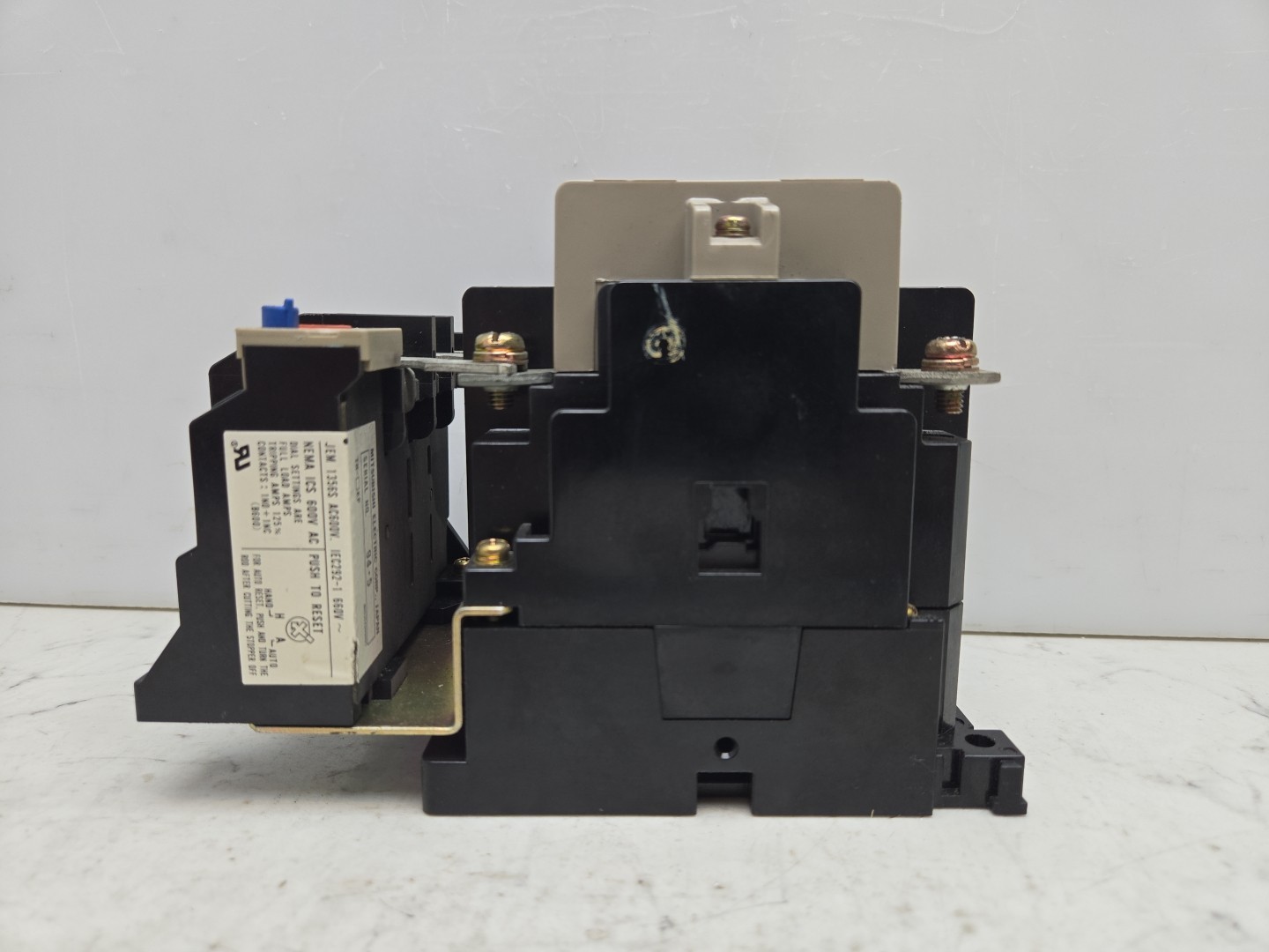 Mitsubishi S-K95 Magnetic Contactor 3 Pole w/ TH-K60TAKP Overload Relay 54-80A