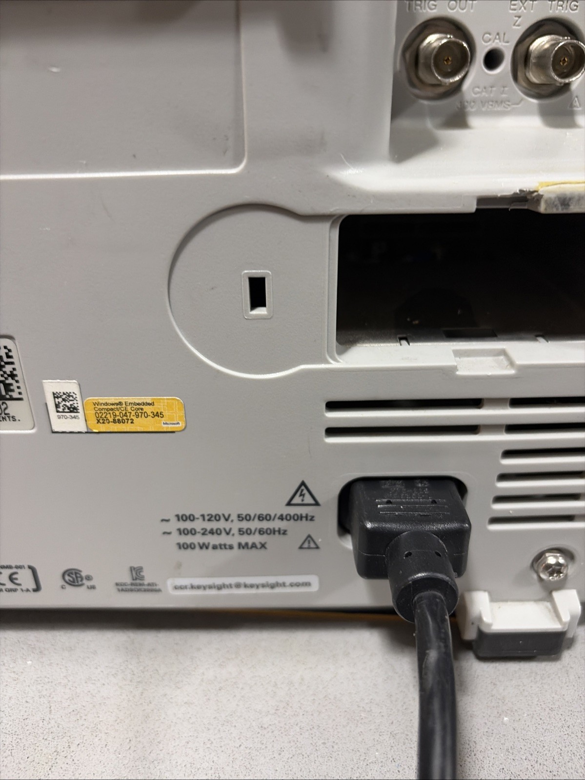 Keysight Agilent MSOX3034T 350MHz, 4+16Ch, 5GSa/s Mixed Signals Oscilloscope