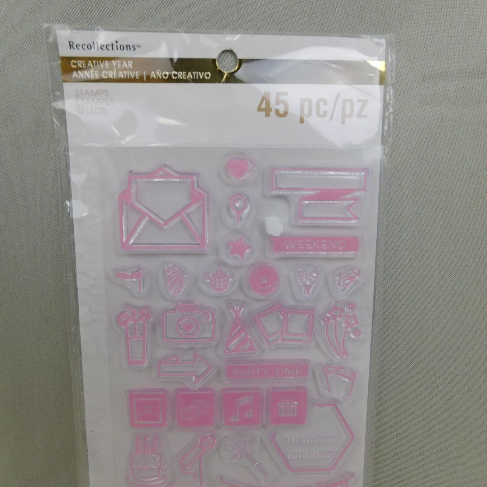 Recollections Creative Year Planner Stamps Lot Months Days Numbers Events