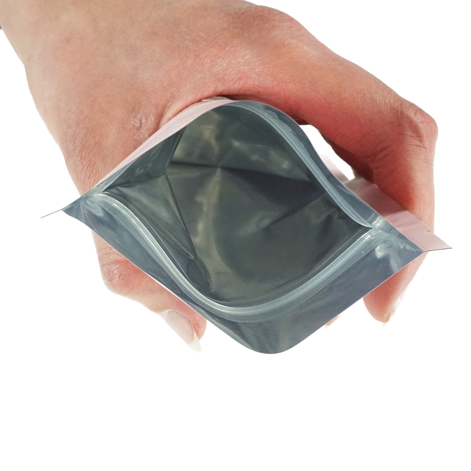 100/200/500 Matte Pink Mylar Foil Smell Proof Resealable Zip Seal Lock Bags