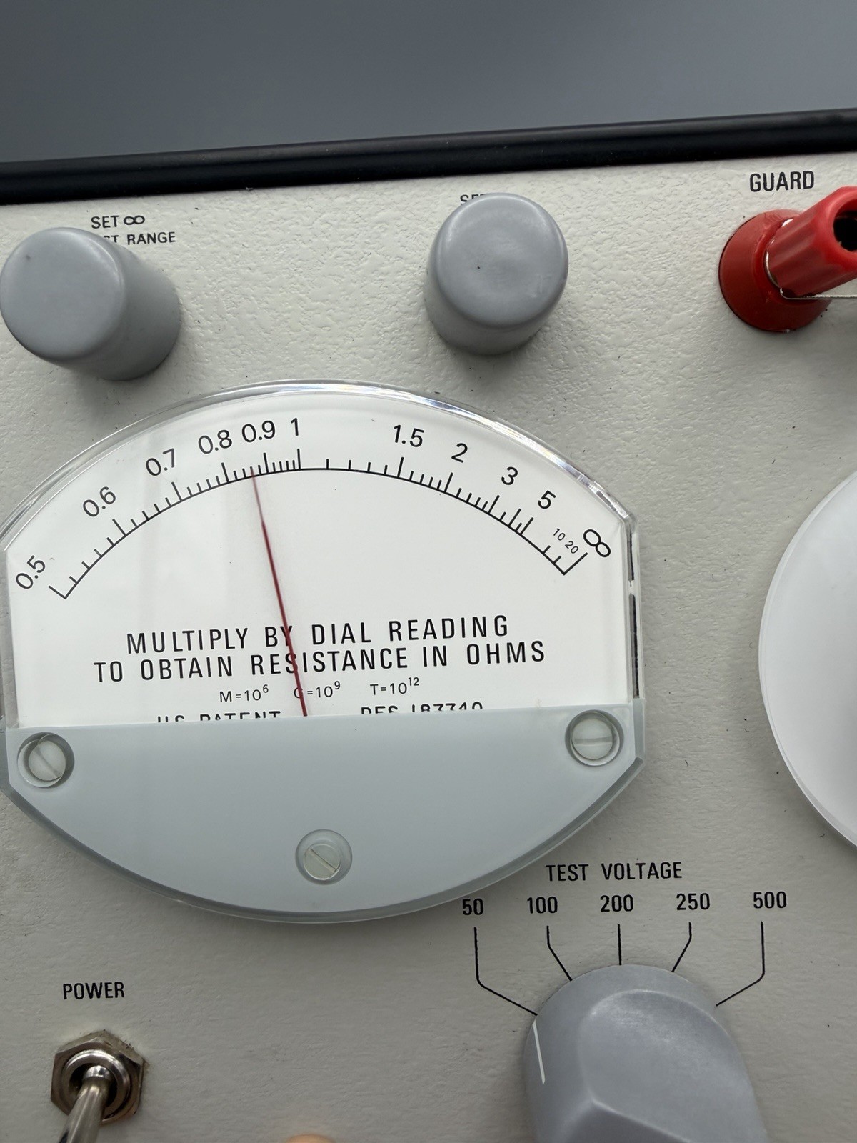 IET General Radio 1863 Megohmmeter Insulation Meter Tested Read Description