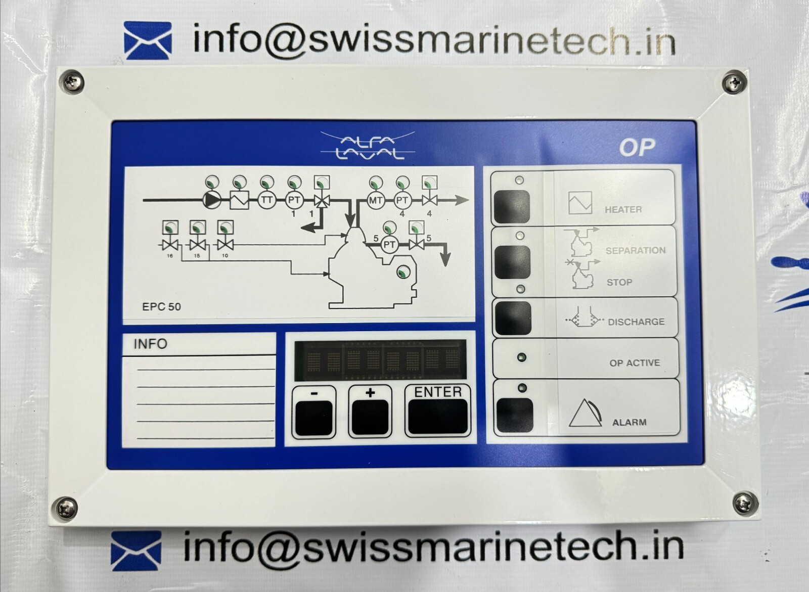 Alfa Laval EPC 50 OP Front Module With OP Board (3183062451+3183045463) BrandNew