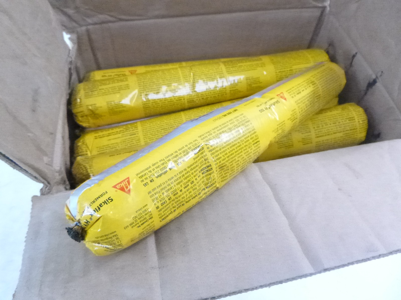 20 Pack Sika Sikaflex HY 100 High Performance Hybrid Sealant 590 ML (20oz) Black