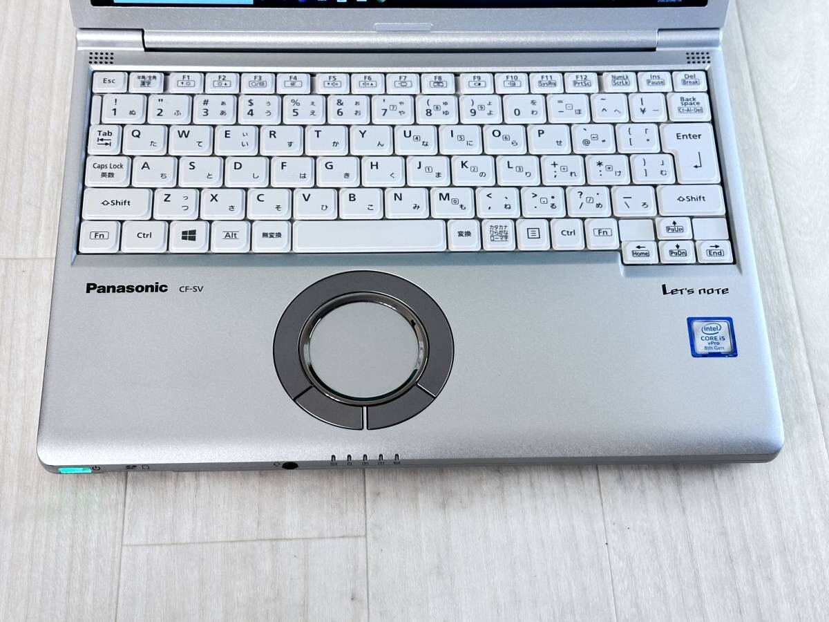 Panasonic CF-SV8RFCVS /Core i5 8365U/8GB memory + NVME 512GB・SSD/12.1 LTE