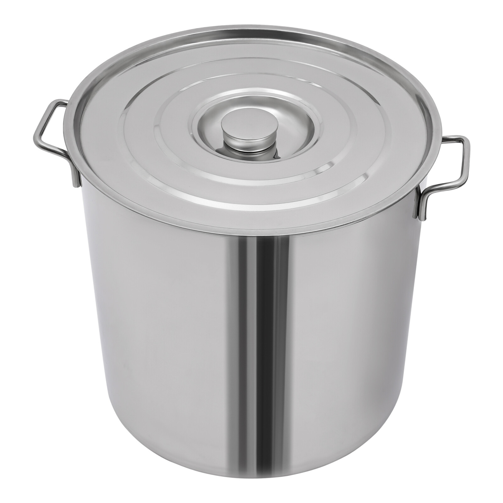 40L/42.27Qt Seafood Boil Pot Stainless Steel Shrimp Boil Stock Pot w/ Basket
