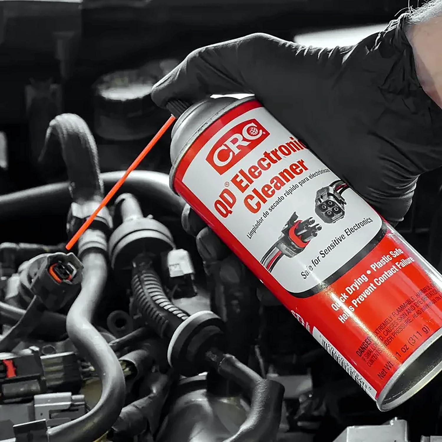 Electronic Contact Cleaner Spray Best Quick Drying Fix CRC QD Corrosion Debris11